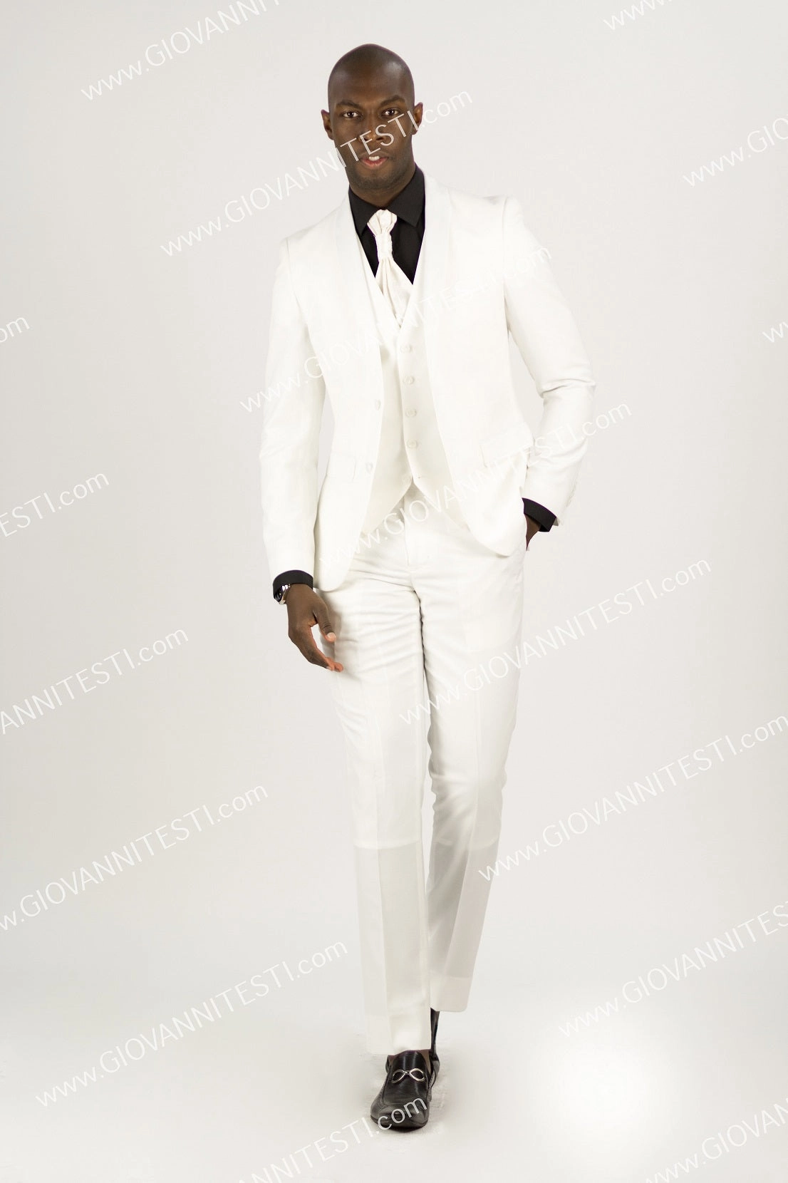 2 Button Shawl Lapel Slim Fit Suit FF2SSX V-4030 IVORY