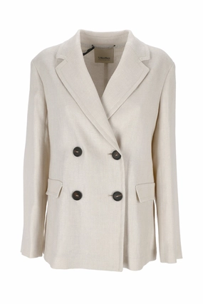 'S Max Mara Double-Breasted Tailored Blazer