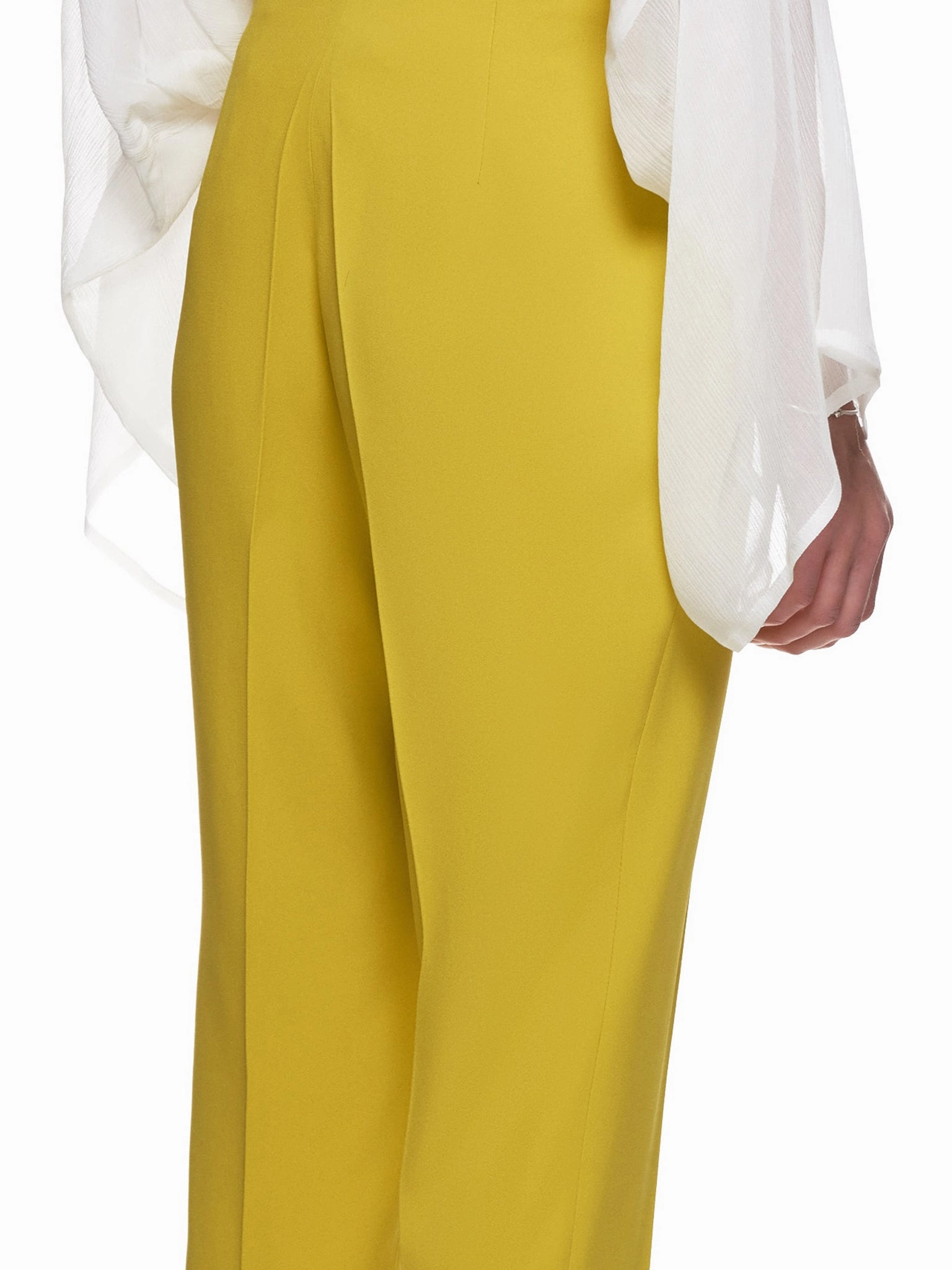 ‘Tuxedo Cigarette Trousers’ (10-CIGARETTE-YELLOW)
