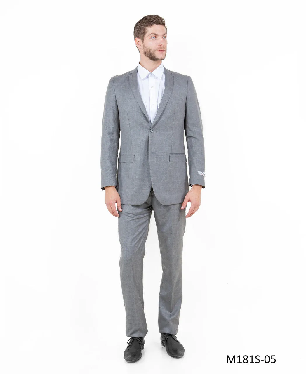 Avalon Collection: Sharkskin Two-Piece Suit – Earth Tan
