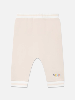 Baby Logo Joggers in Beige