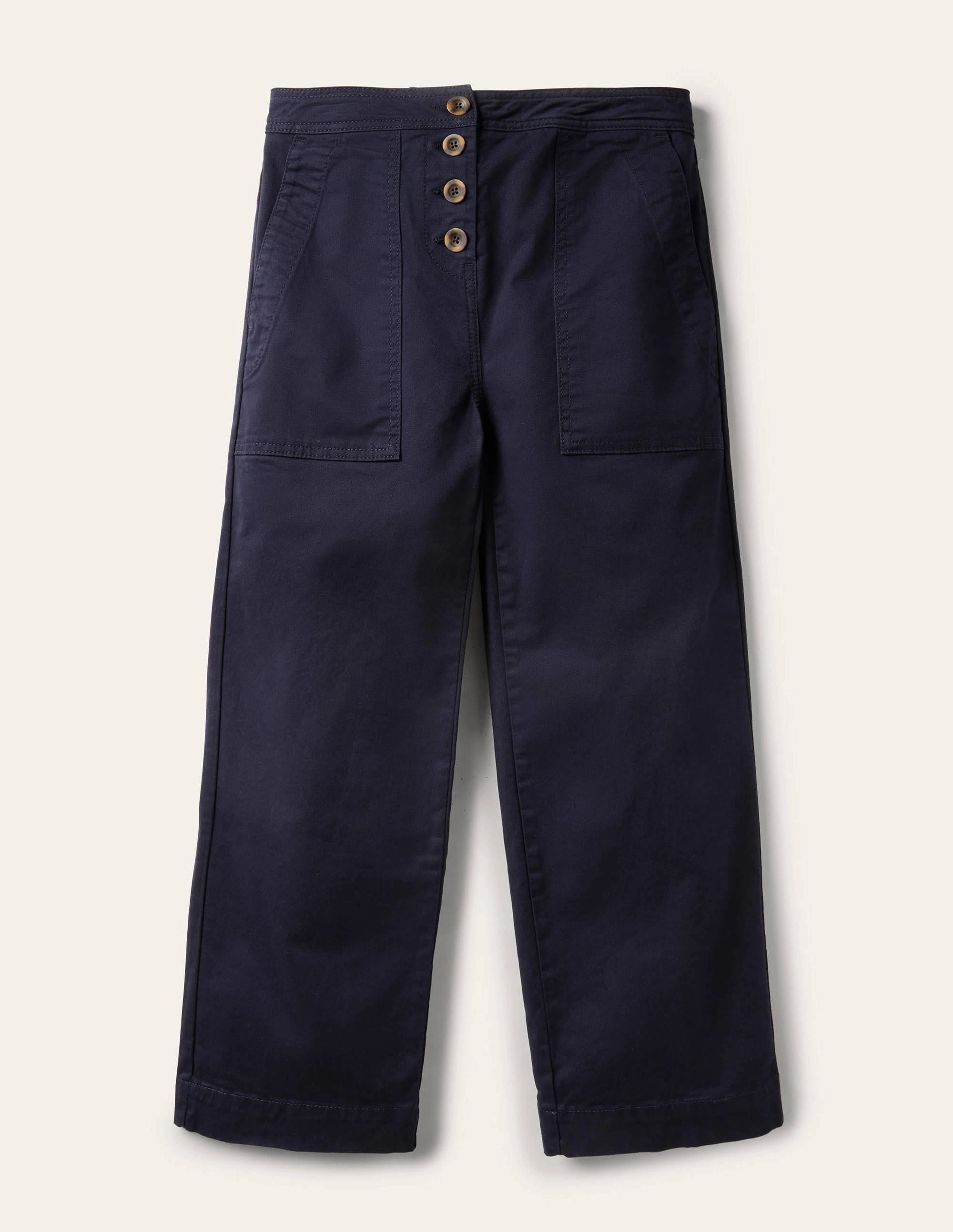 Beaufort Button Fly Pants-Navy