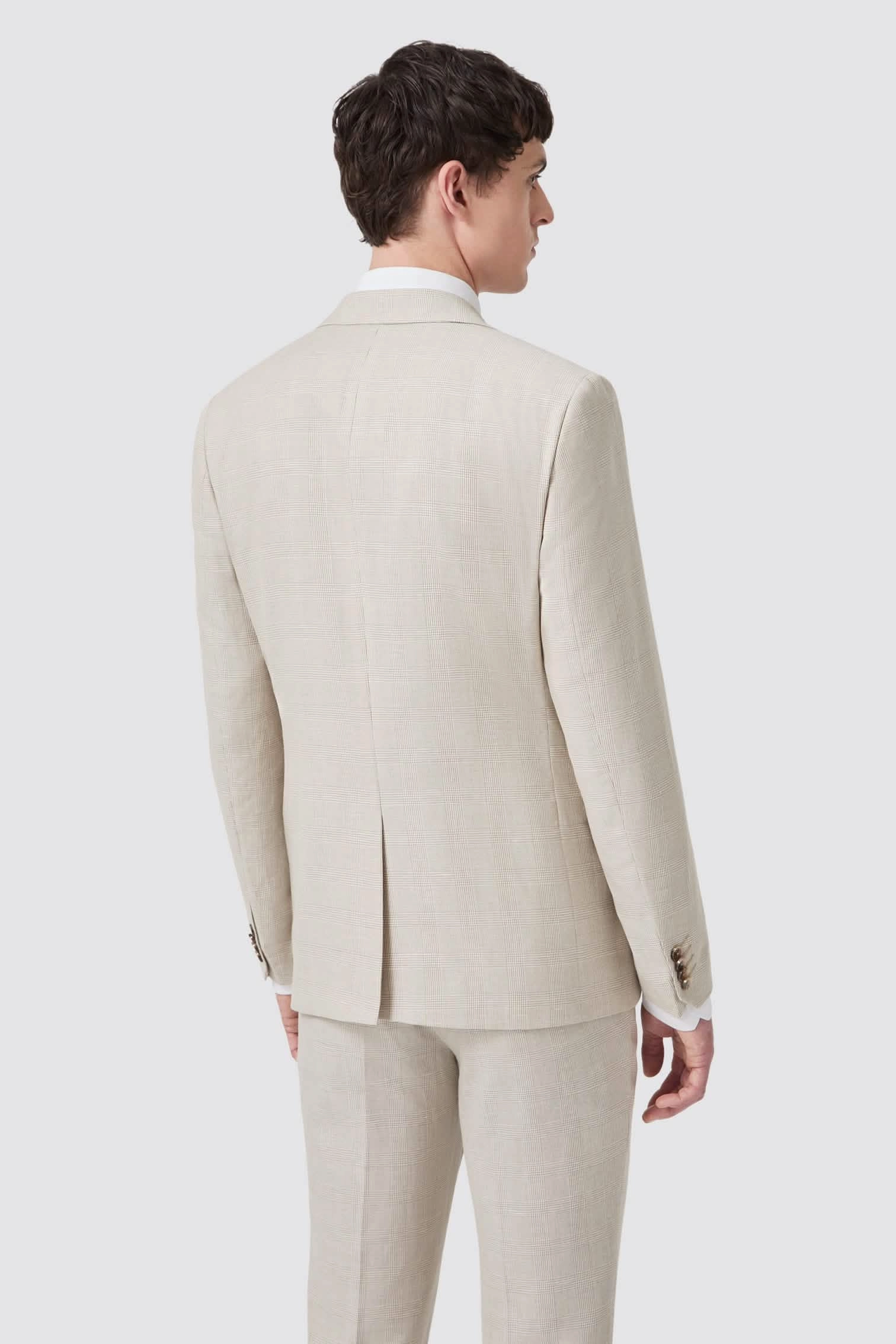 Beckford Slim Fit Grey Check Suit