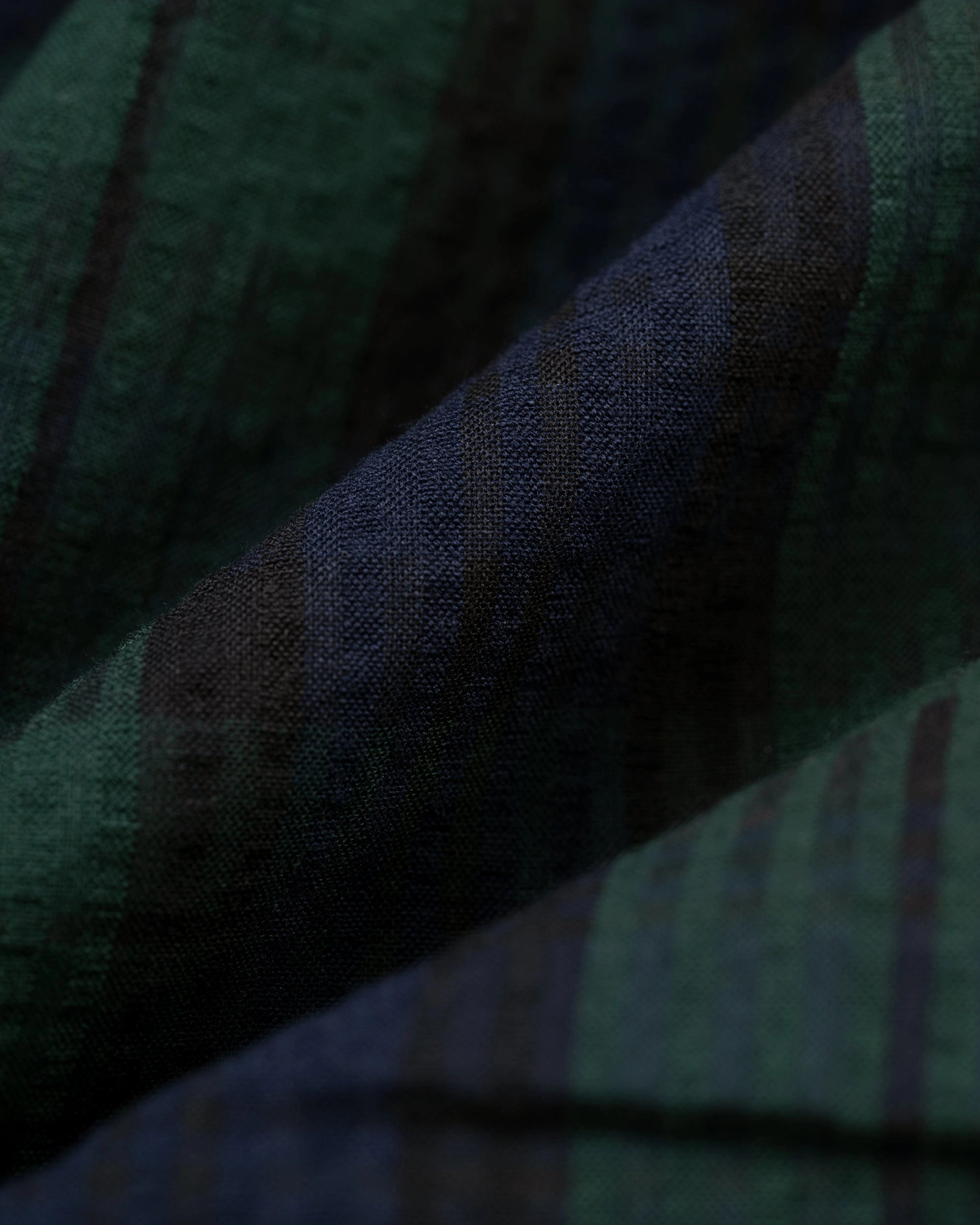 BLACKWATCH TARTAN COTTON SEERSUCKER SPORT COAT