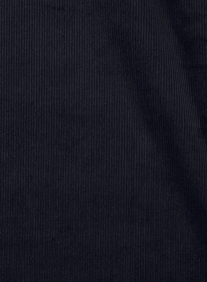 Blue Stretch Pin Corduroy Suit