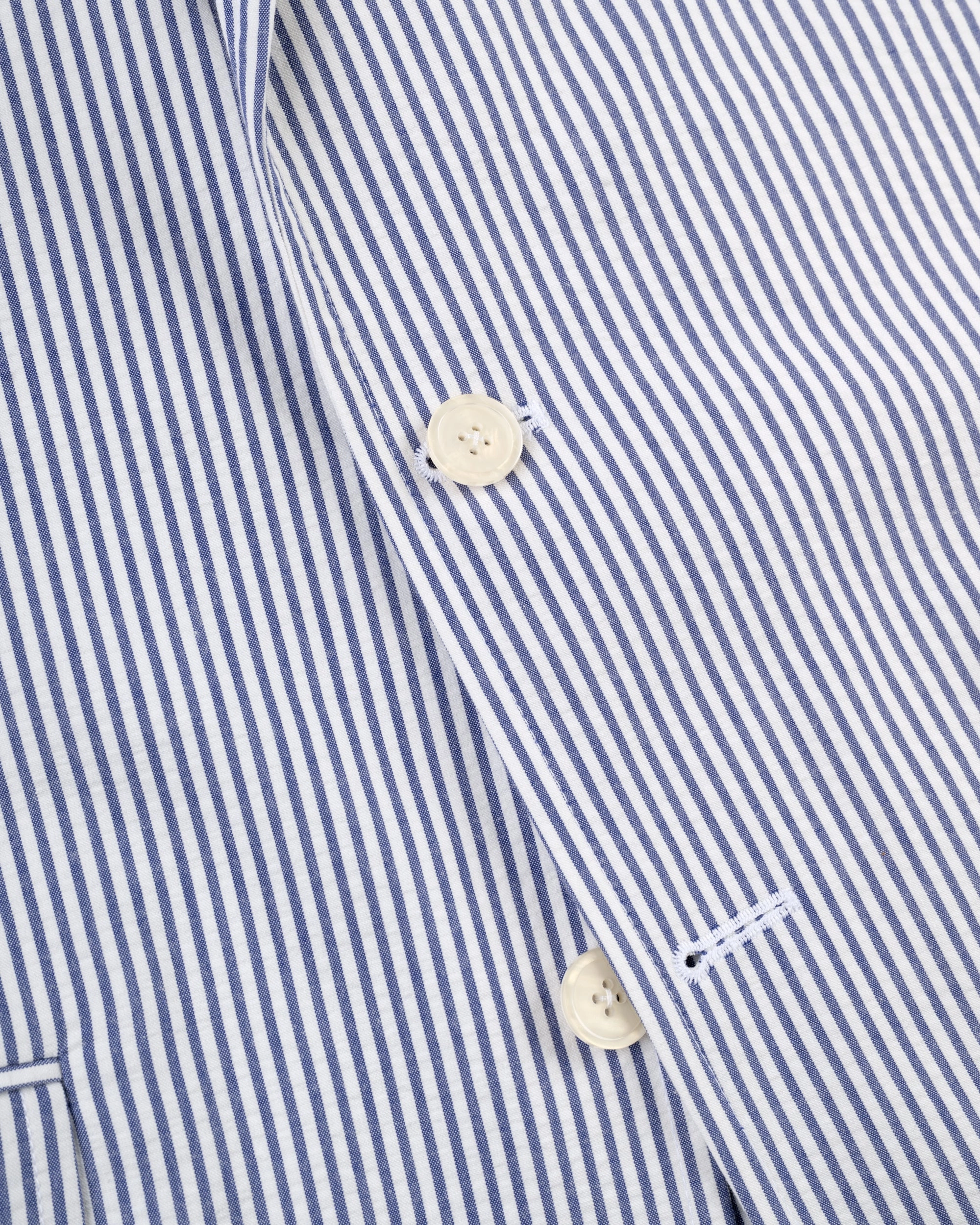 BLUE/WHITE COTTON SEERSUCKER SPORT COAT