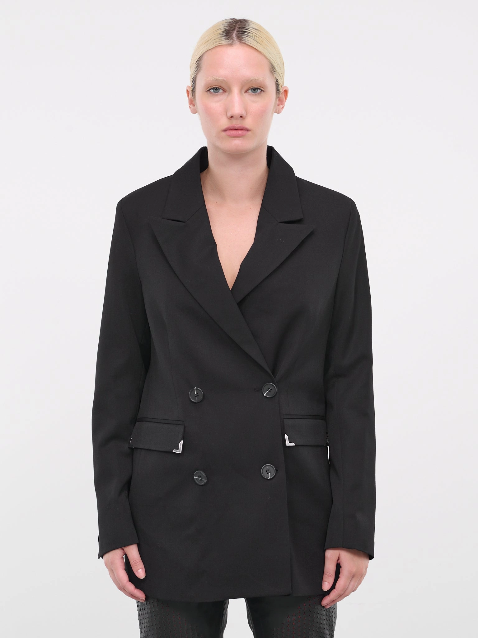 Boxy Suit Blazer (132827-BLACK)