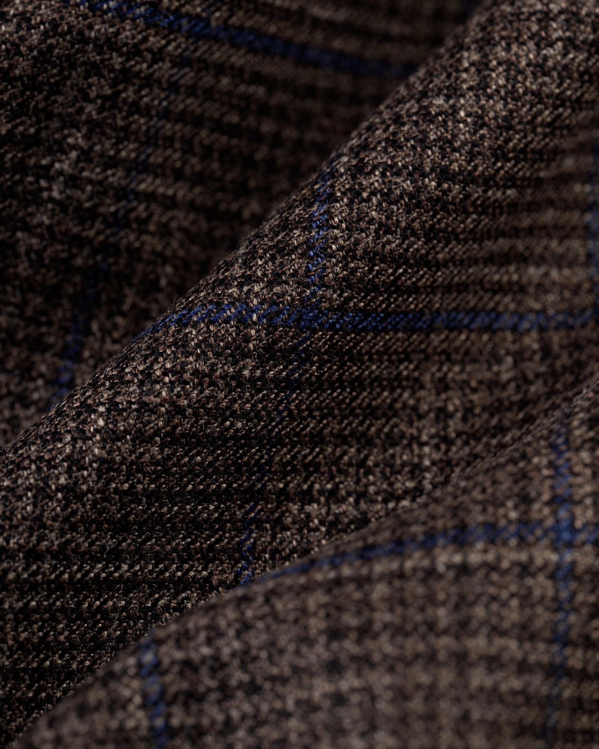 BROWN/BLUE CHECK WITH WINDOWPANE SPORT COAT