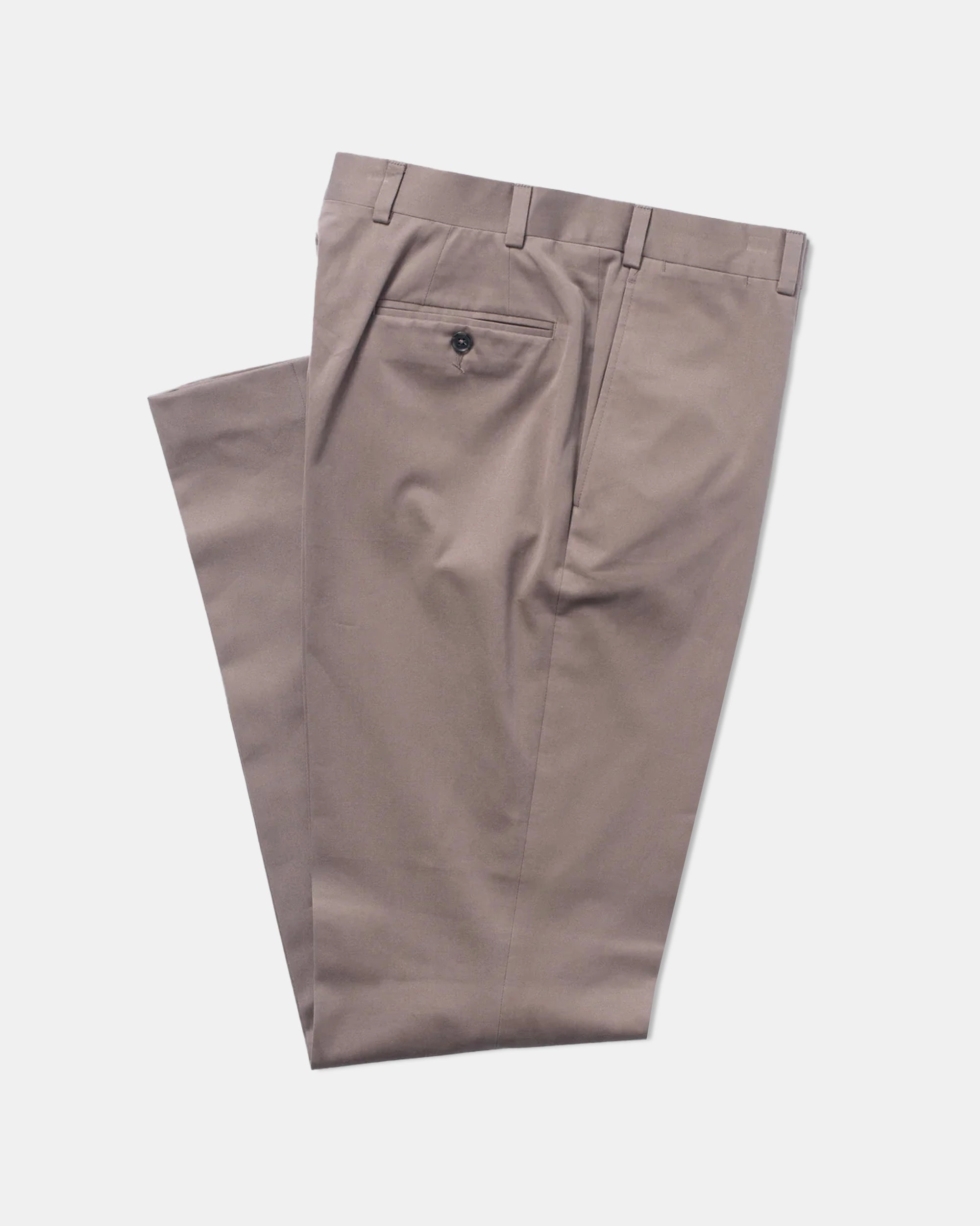 BROWN COTTON DRILL CLOTH TROUSER