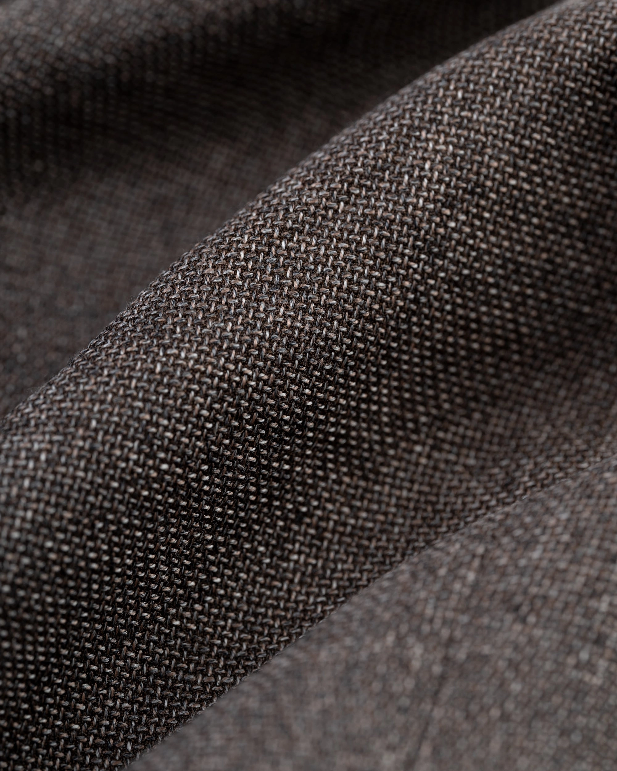 BROWN SOLID HOPSACK SPORT COAT