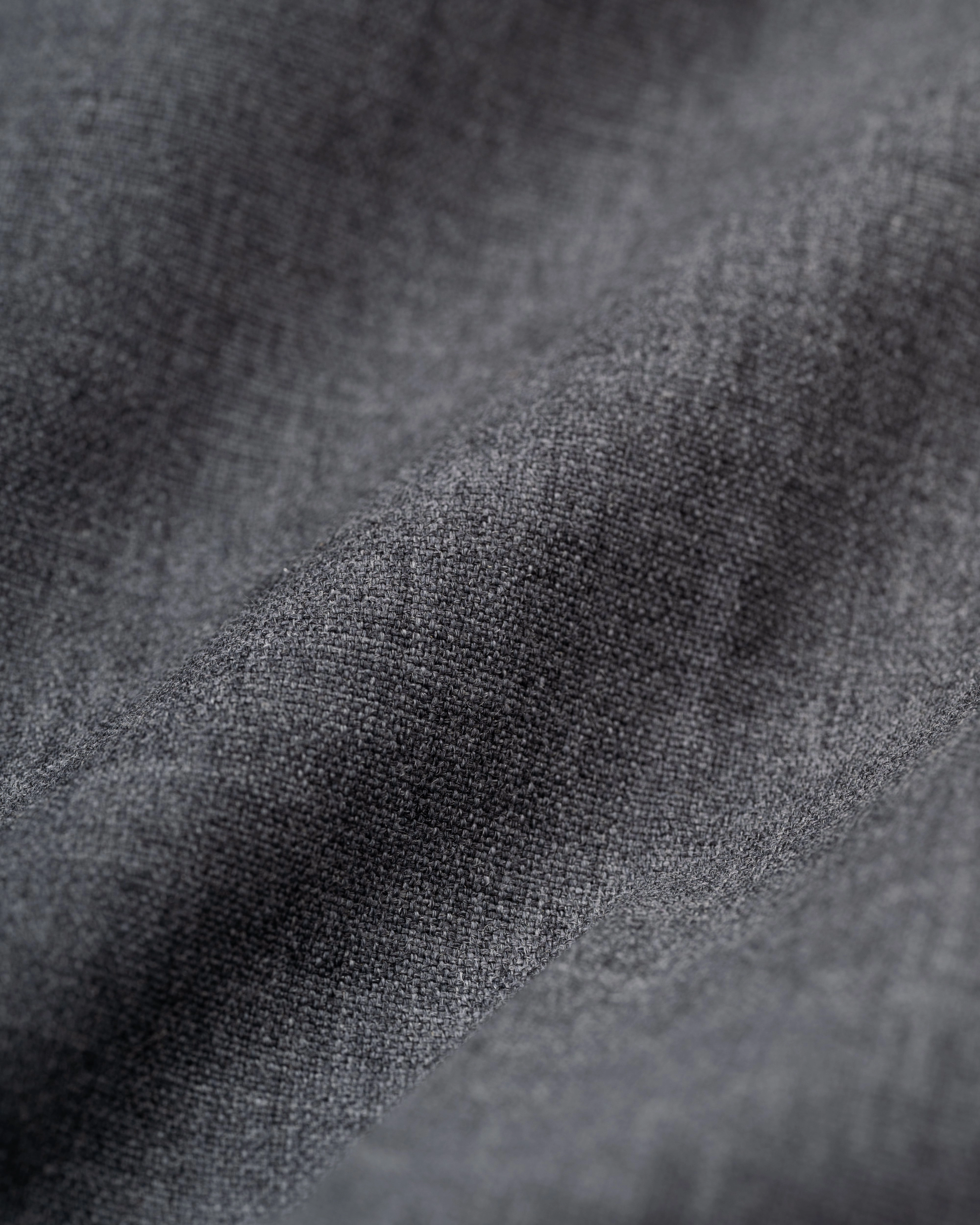 CAMBRIDGE GREY SOLID WOOL TROUSERS