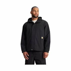 Carhartt Men's Storm Defender Loose Fit Lightweight Ran Jacket - Black