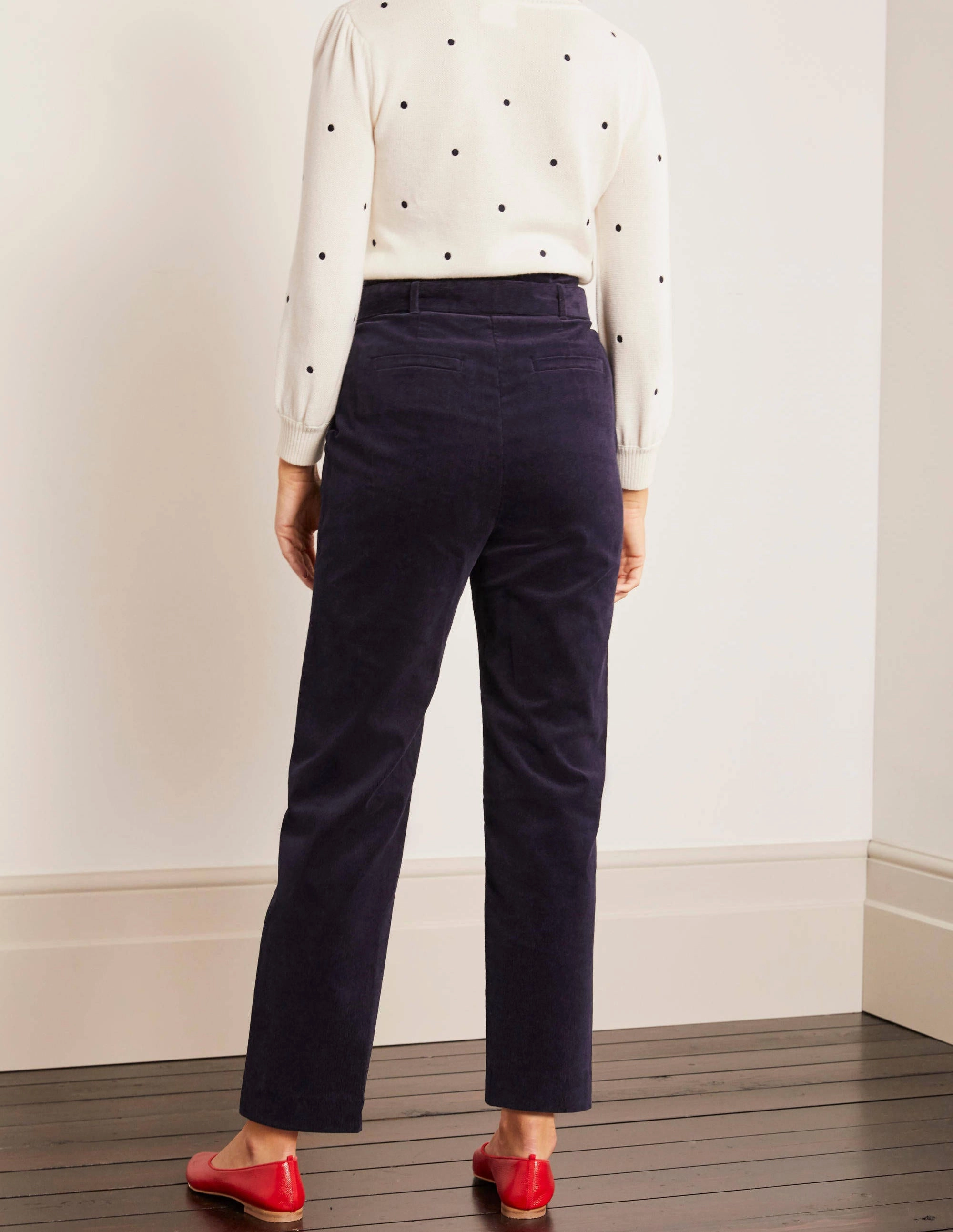 Chiswick Cord Pants-Navy