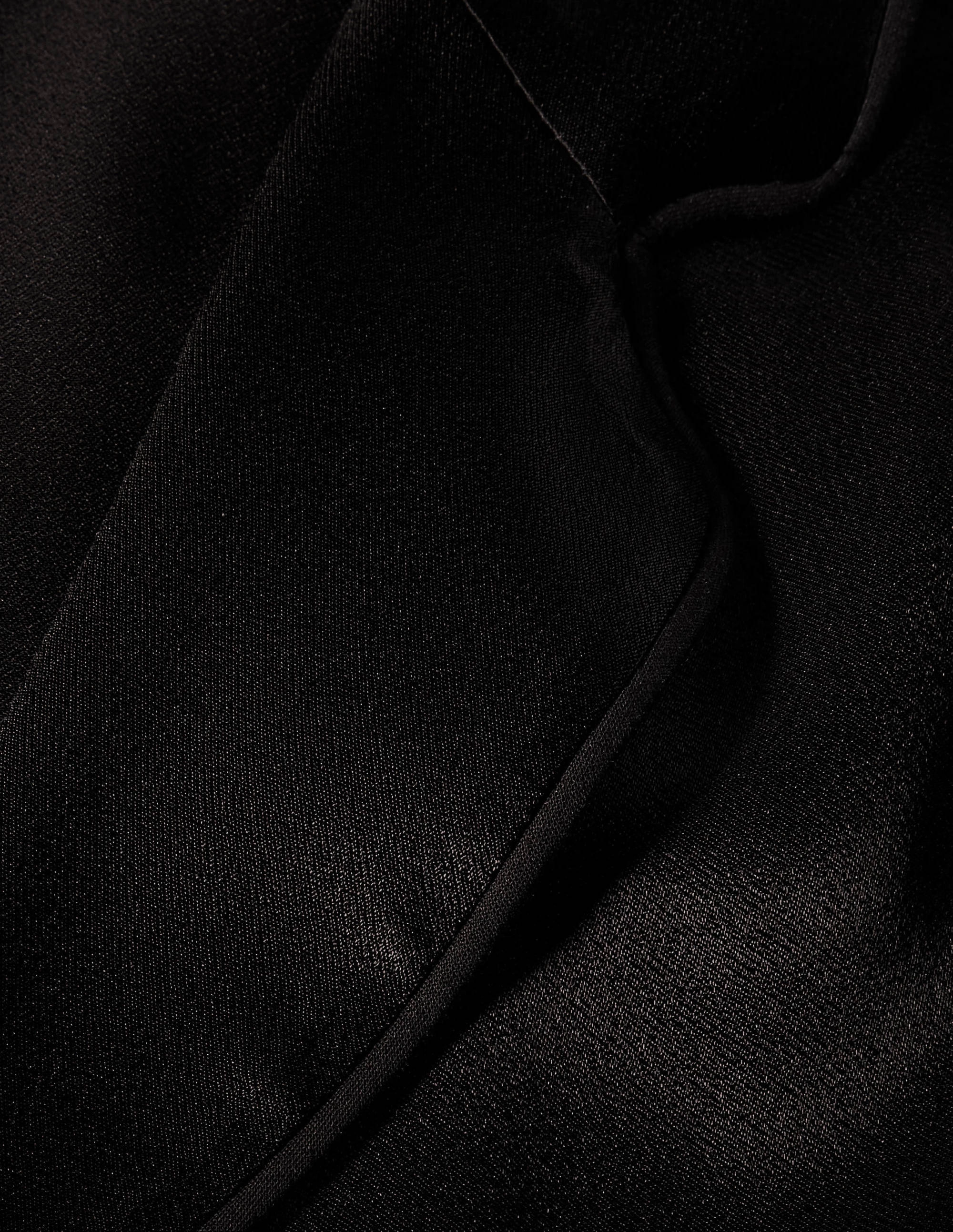 Collar Detail Cropped Jumpsuit-Black