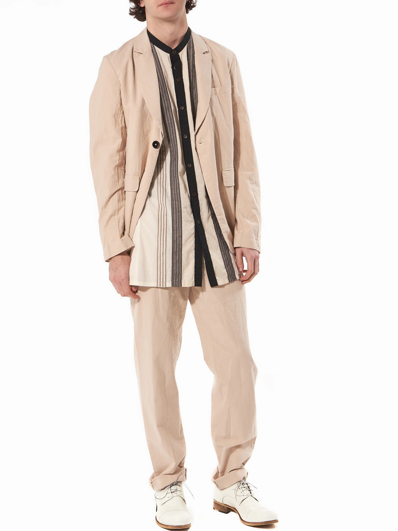 Cotton Blazer (S17J05 BEIGE)
