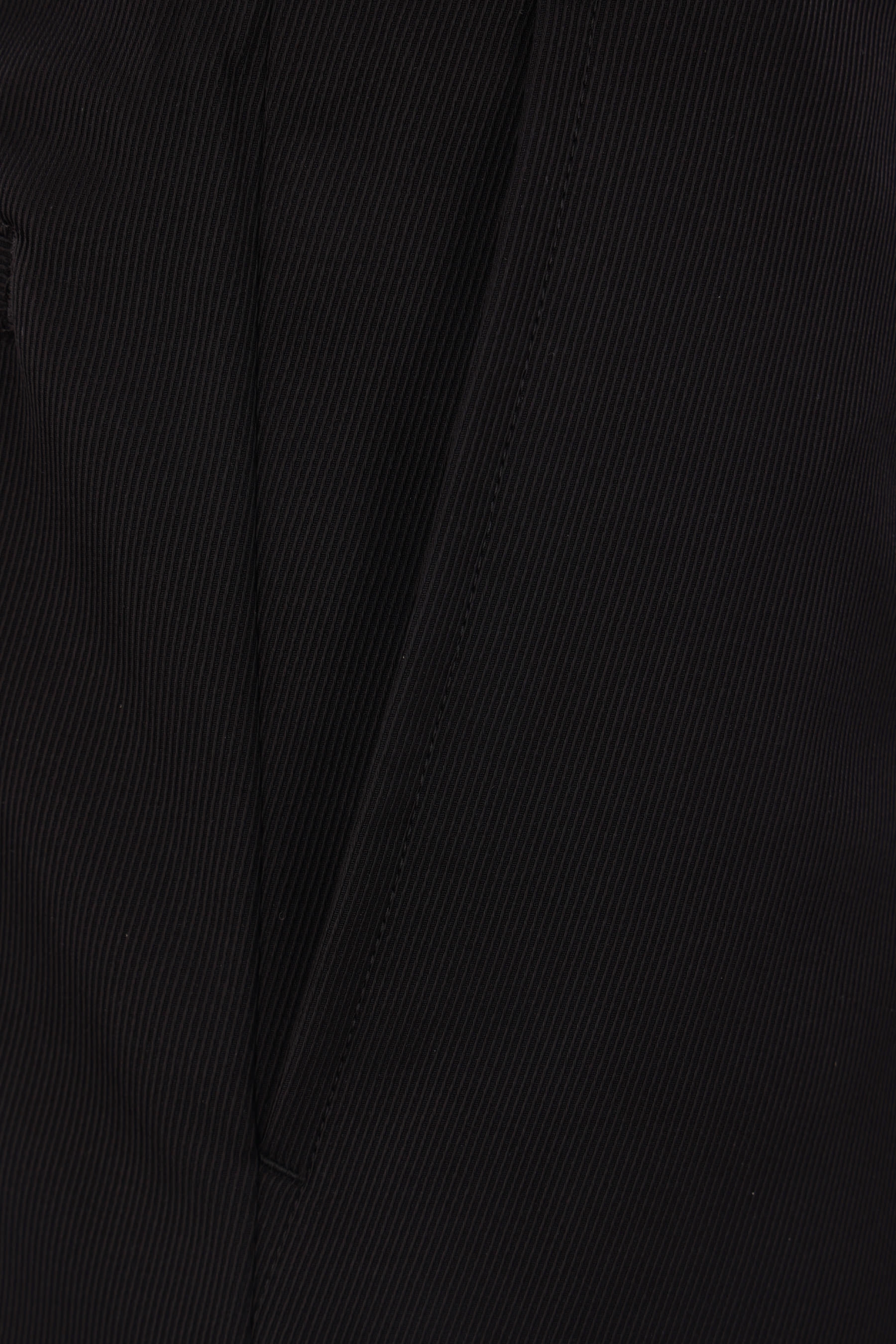cropped straight-leg trousers in drill