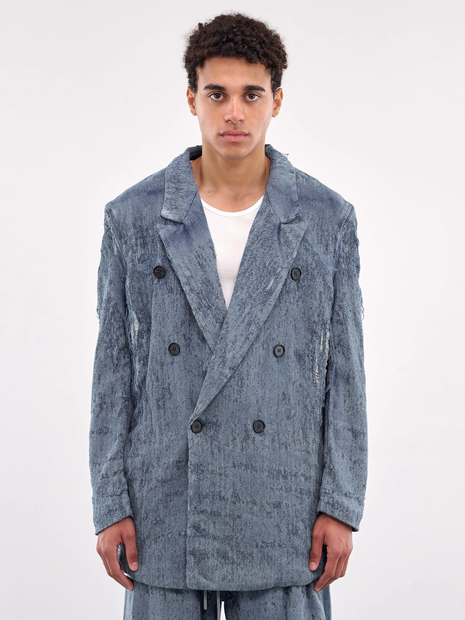 D-Pekka-Fsg2 Denim Blazer (A19364-068RQ-BLUE)
