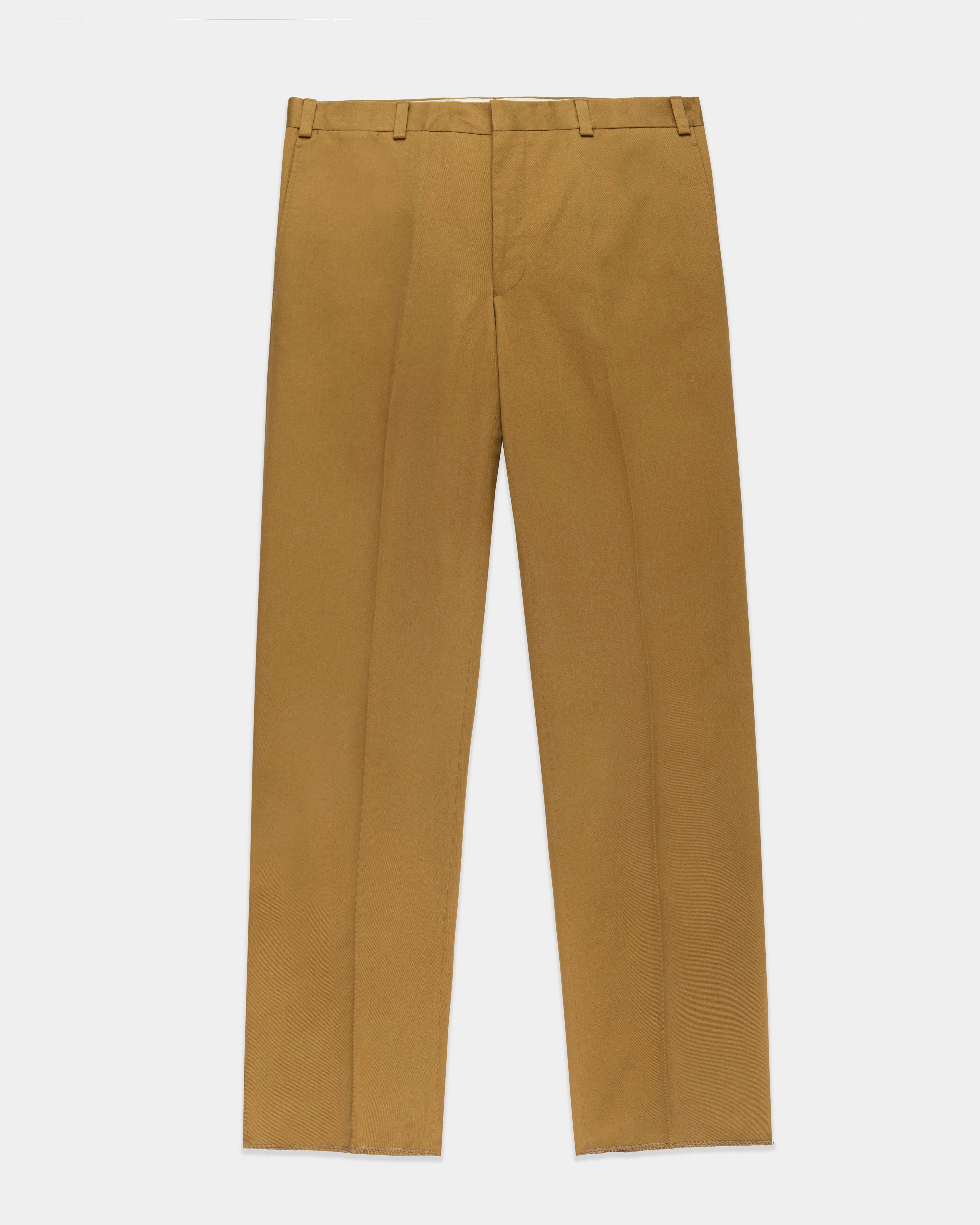 DARK KHAKI COTTON DRILL CLOTH TROUSER