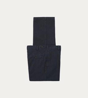 Dark Navy Heavy Cotton Twill Games Trousers
