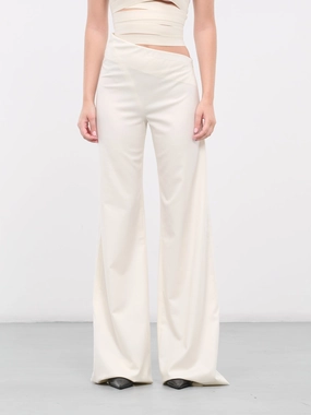 Diagonal Trousers (TR-W02-WHITE)
