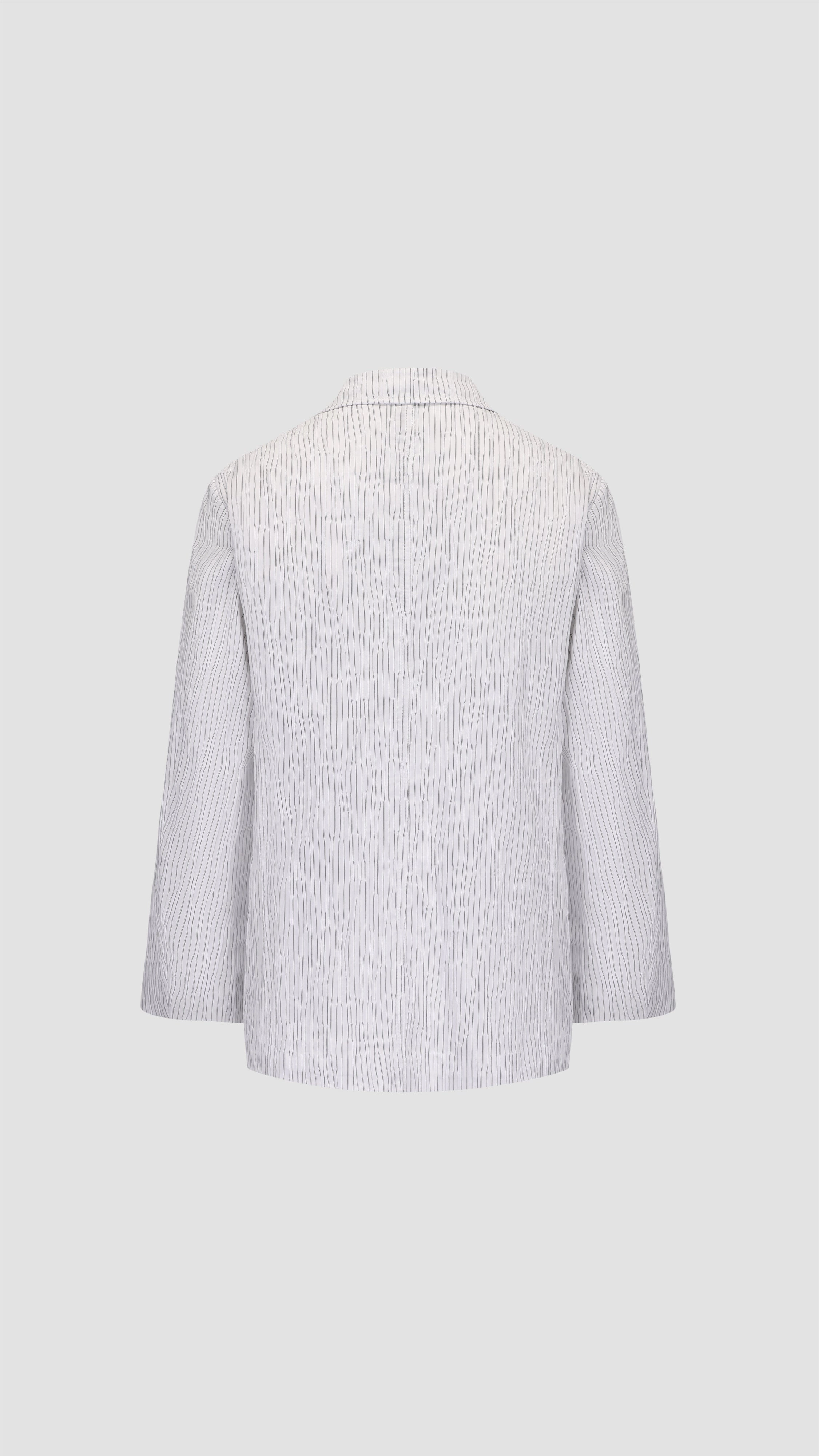 Distort Cotton Dobby Cloth Double Breasted Blazer