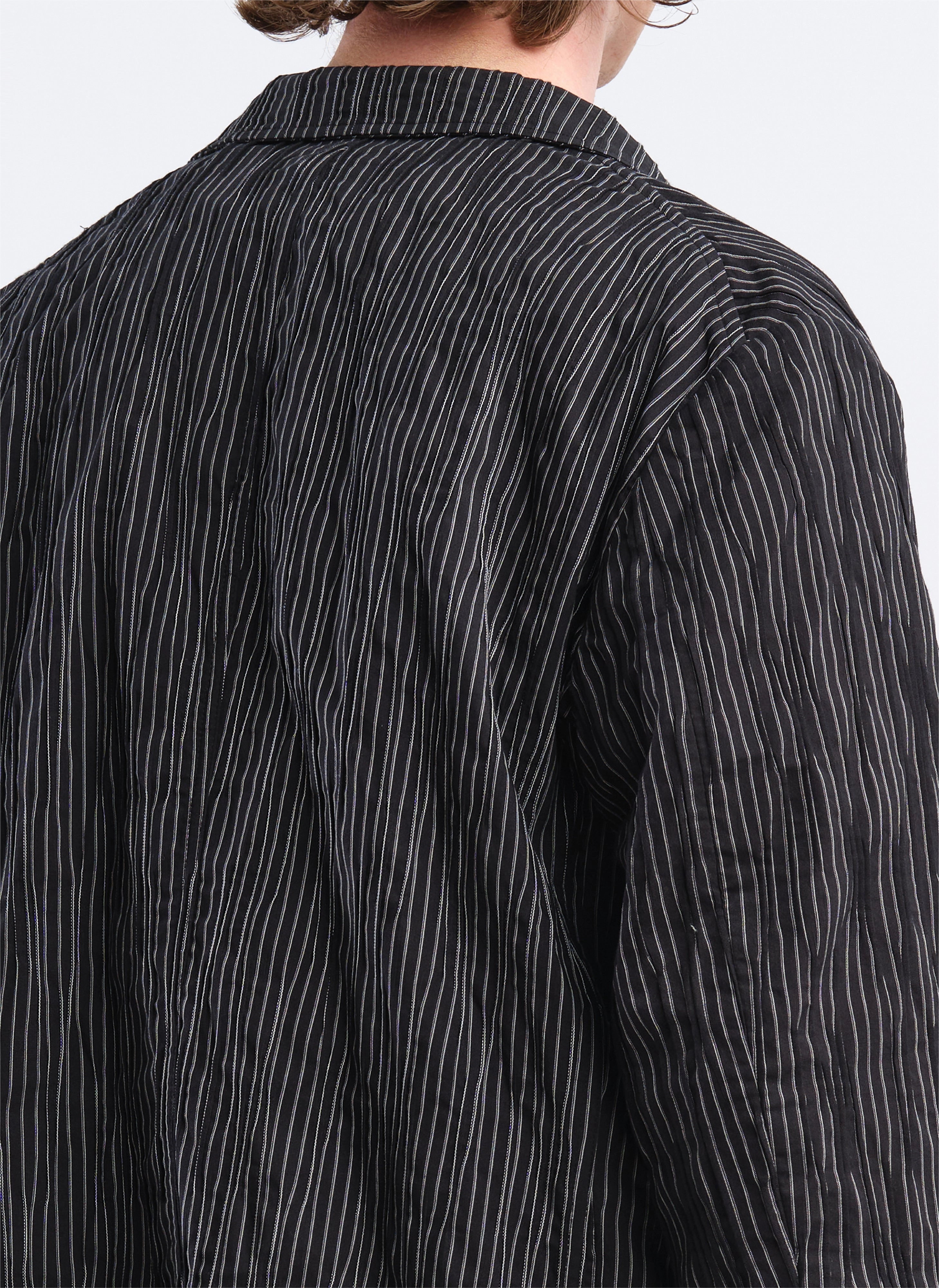 Distort Cotton Dobby Cloth Double Breasted Blazer