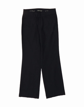DOCKERS Womens Straight Casual Trousers US 4 Small W30 L30 Navy Blue