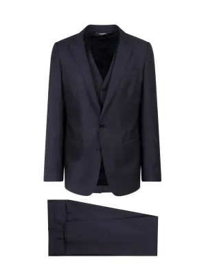 Dolce & Gabbana Three-Piece Single-Breasted Suit