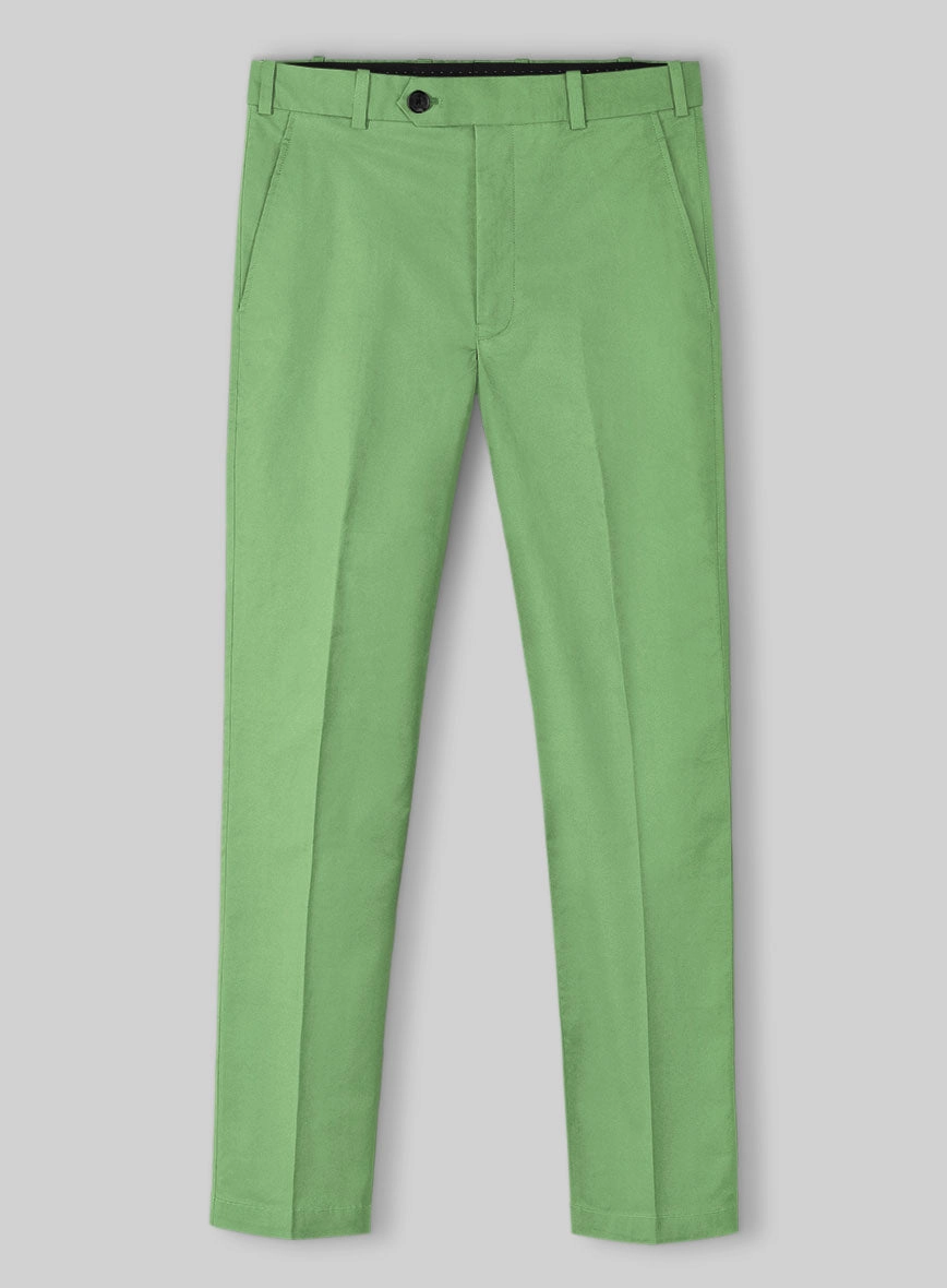Easter Green Napoli Stretch Light Weight Cotton Suit