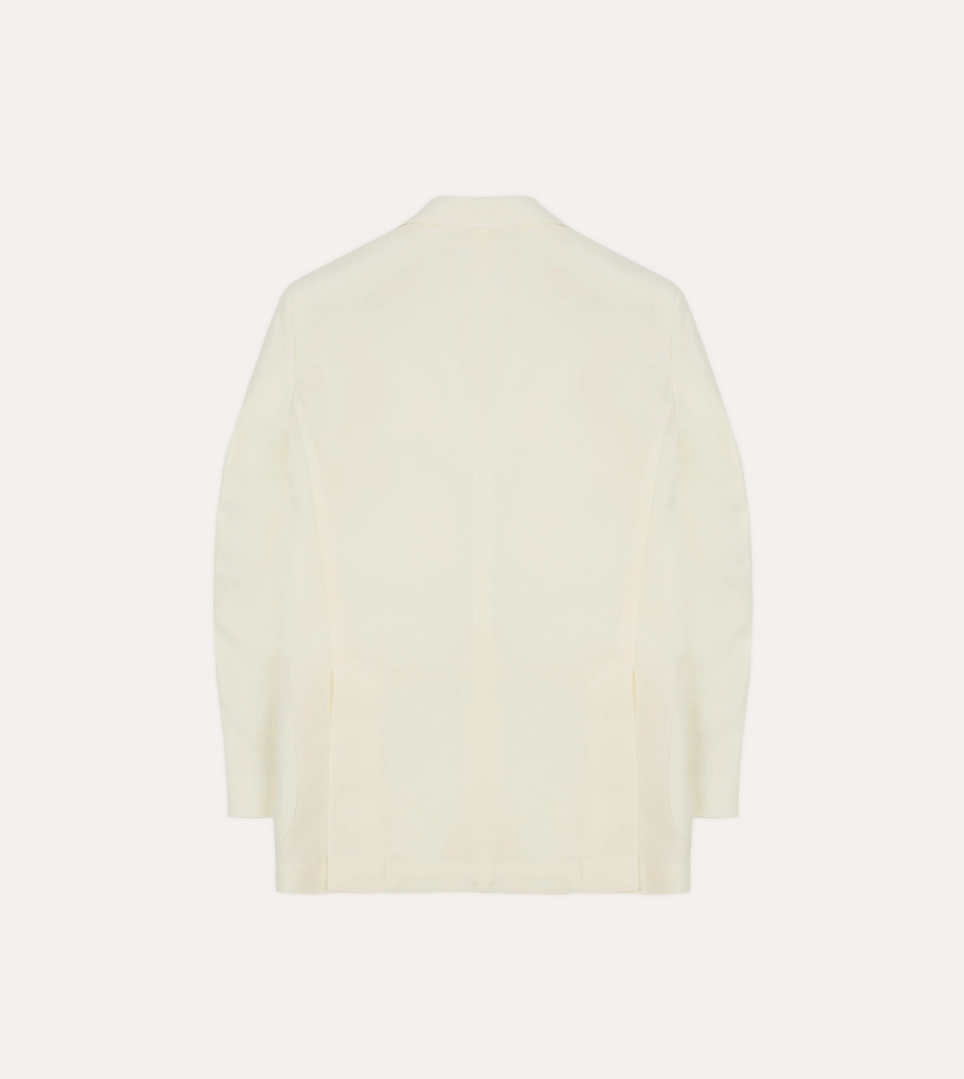 Ecru Irish Linen Tailored Jacket