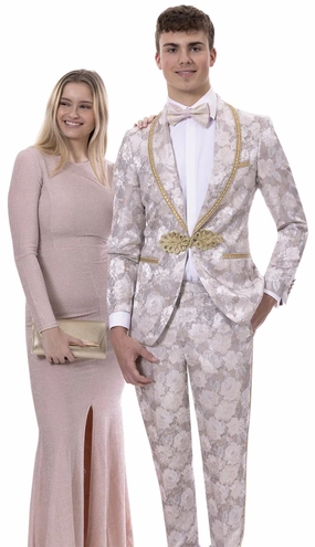 EJ Samuel JP117-TAN Mens Suit