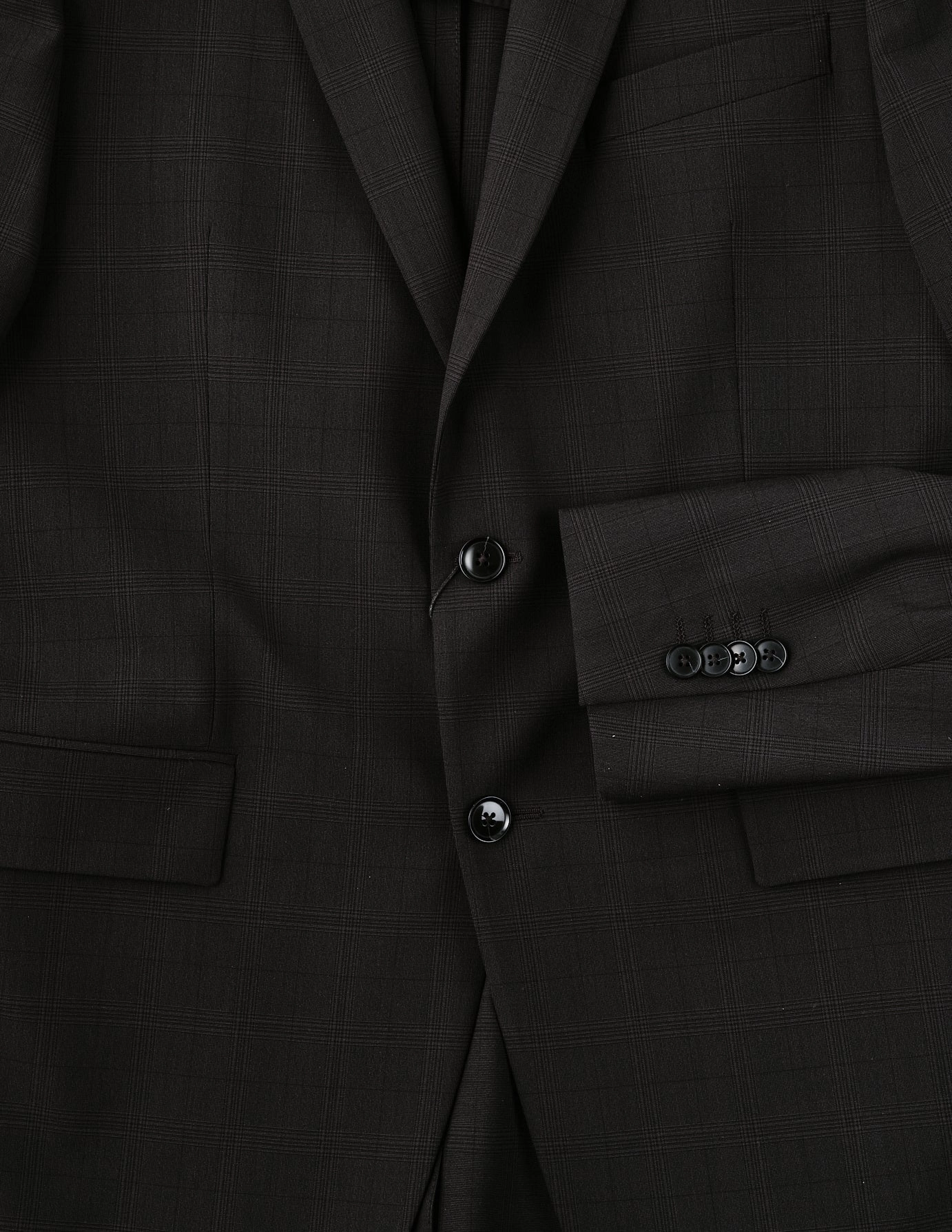 Essential Blazer Slim Black Check