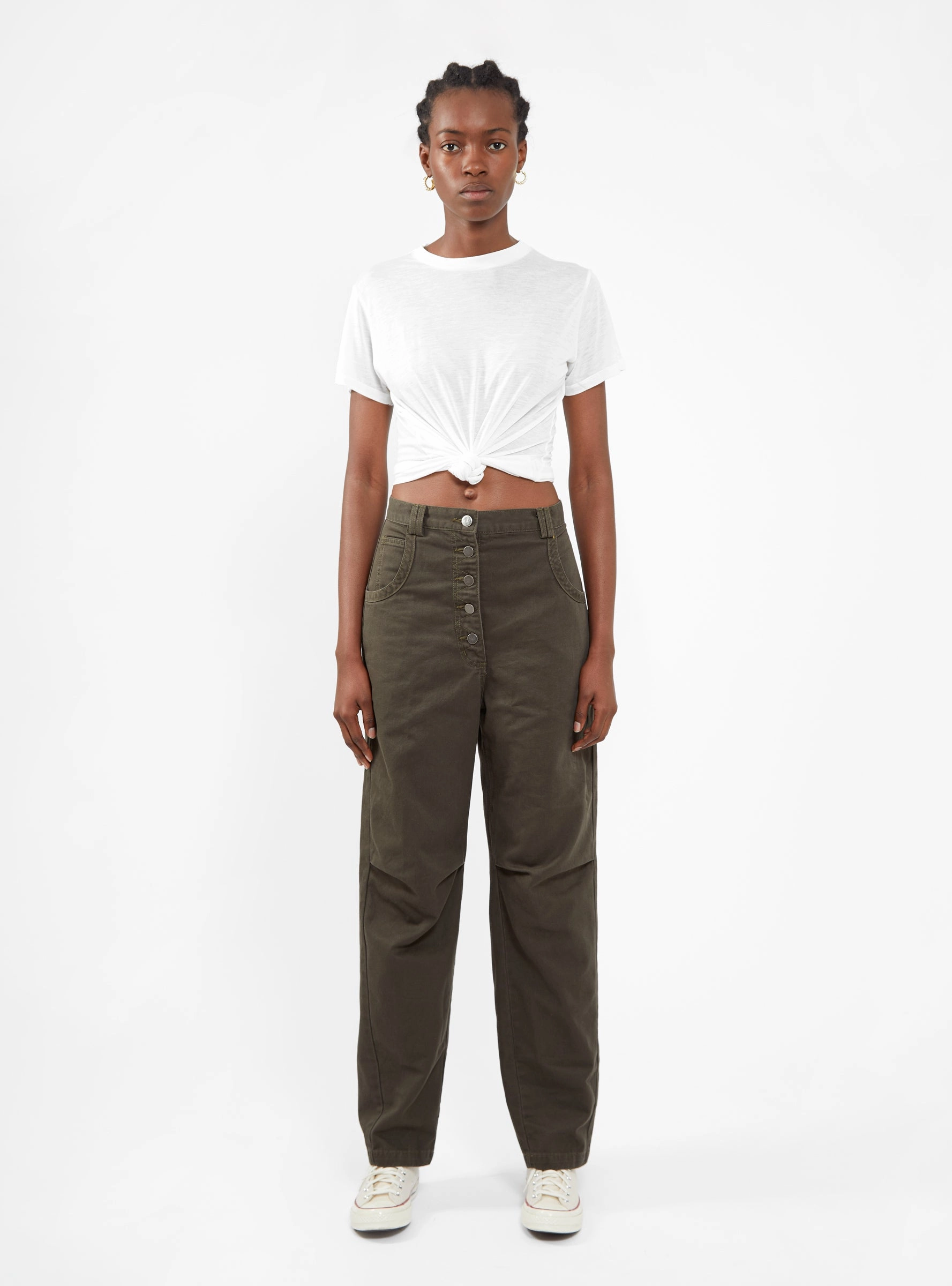 Farris Trousers Dark Olive