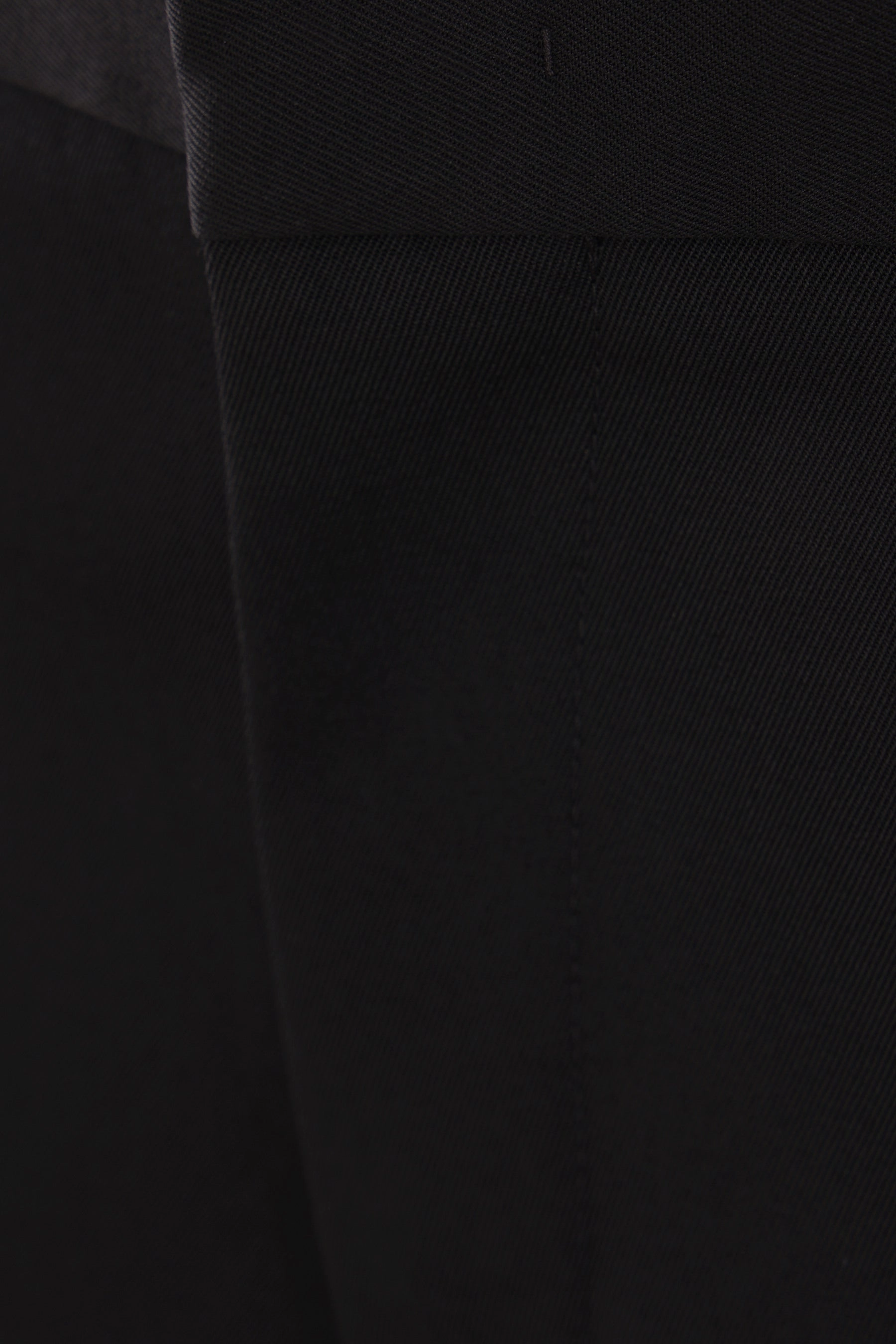 gabardine cropped trousers