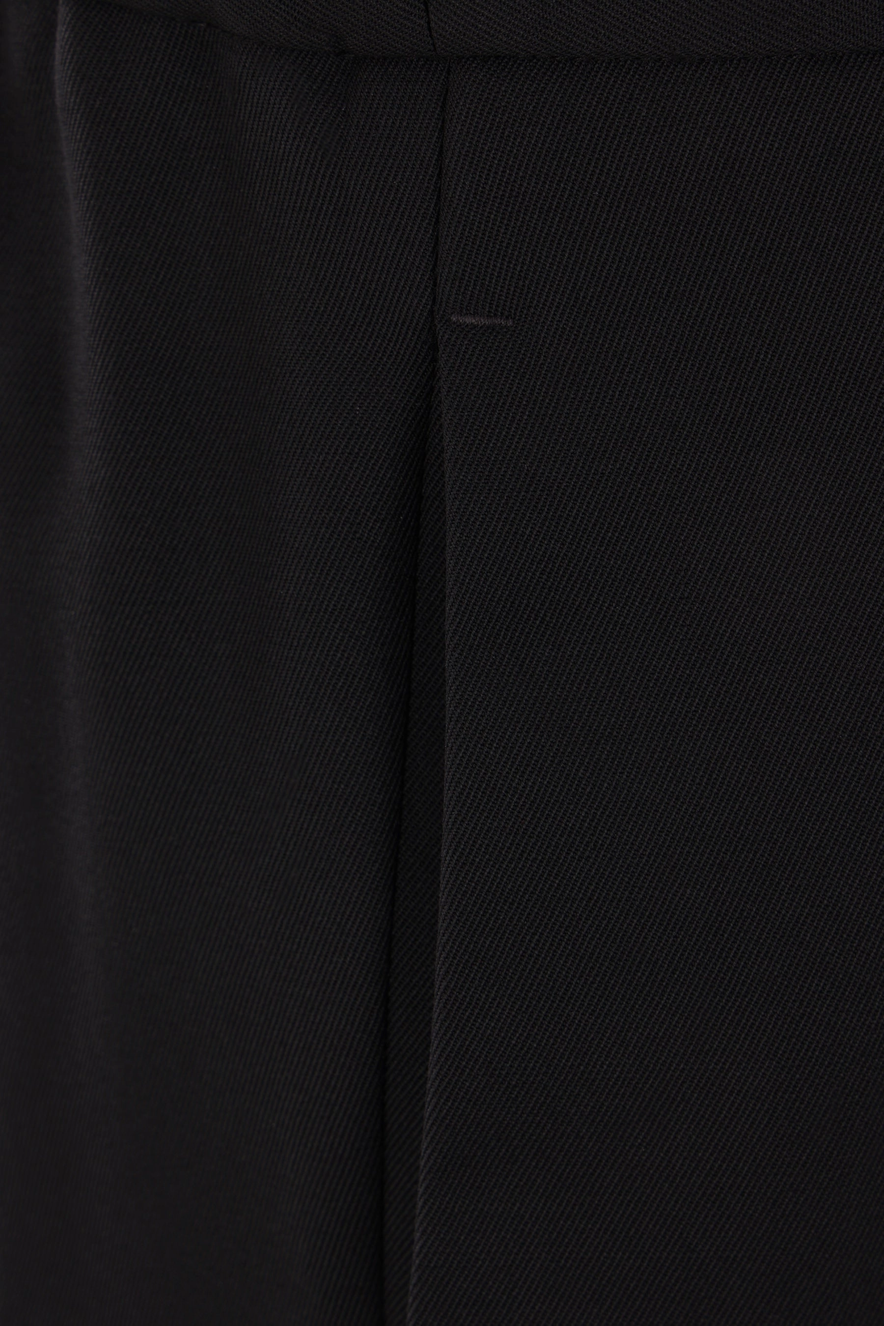 gabardine cropped trousers