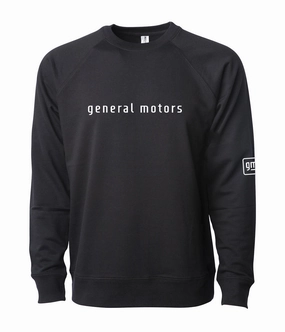 General Motors Unisex Lightweight Loopback Terry Crew