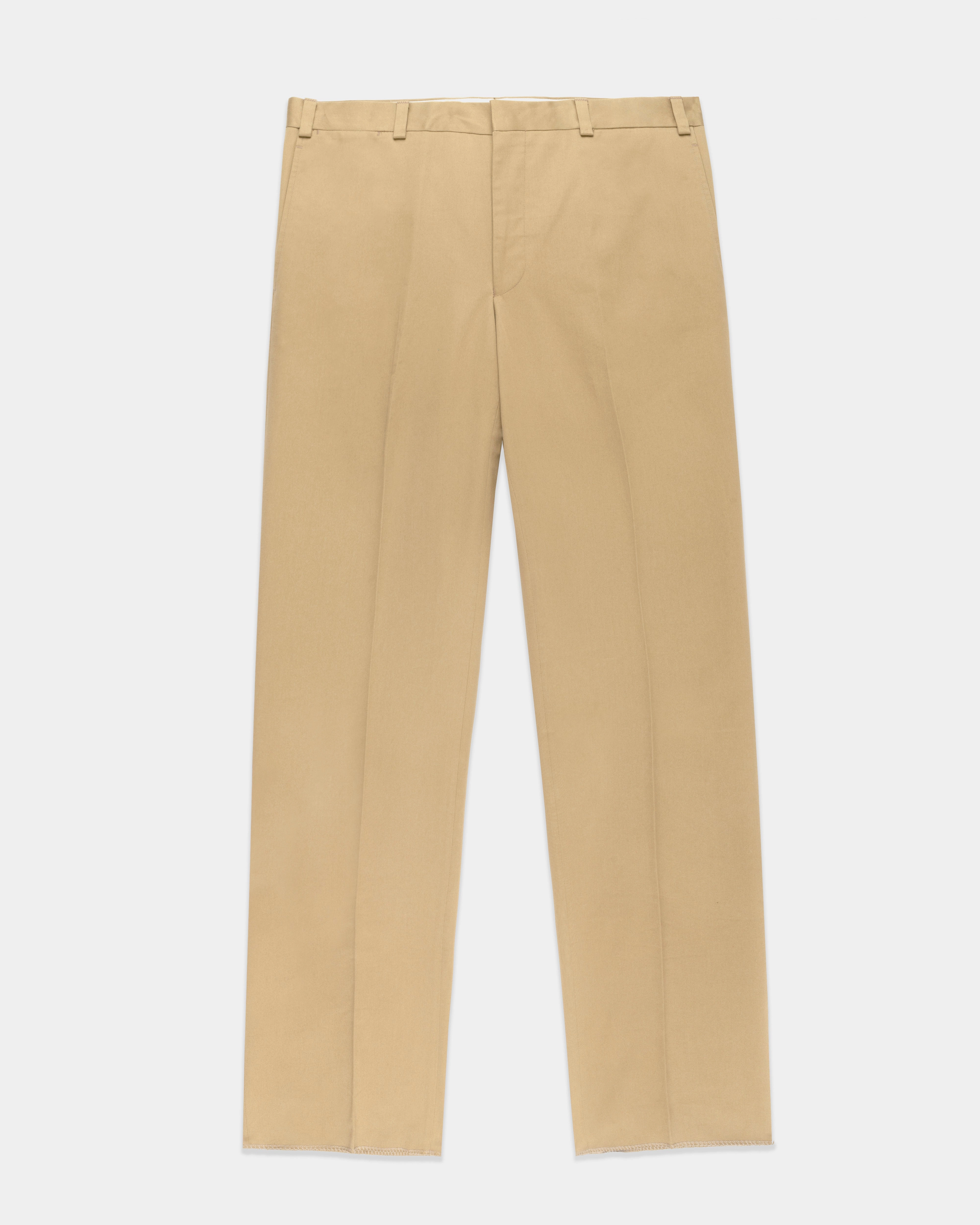 GOLD COTTON DRILL CLOTH TROUSER