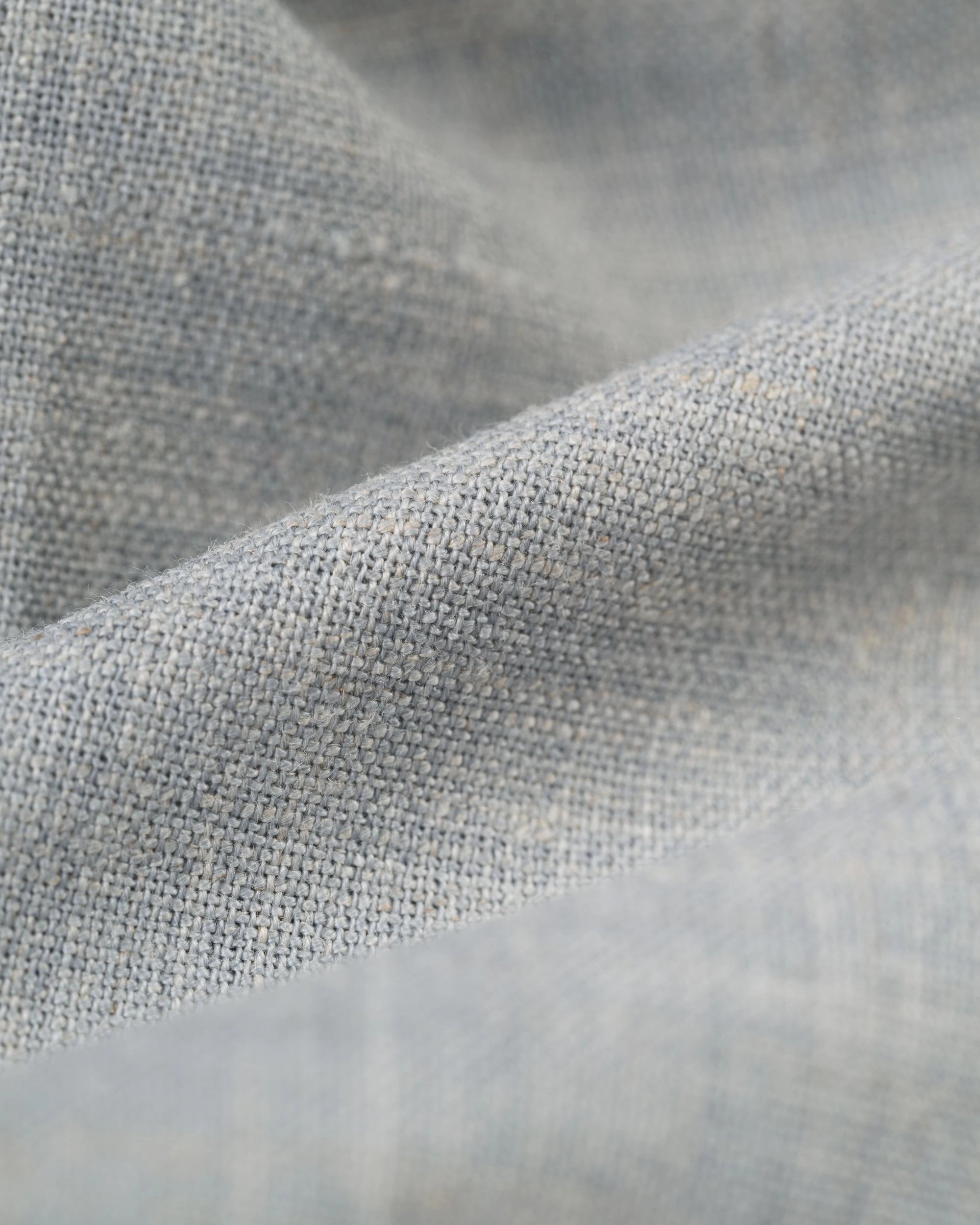 GREY CRASH LINEN TROUSERS