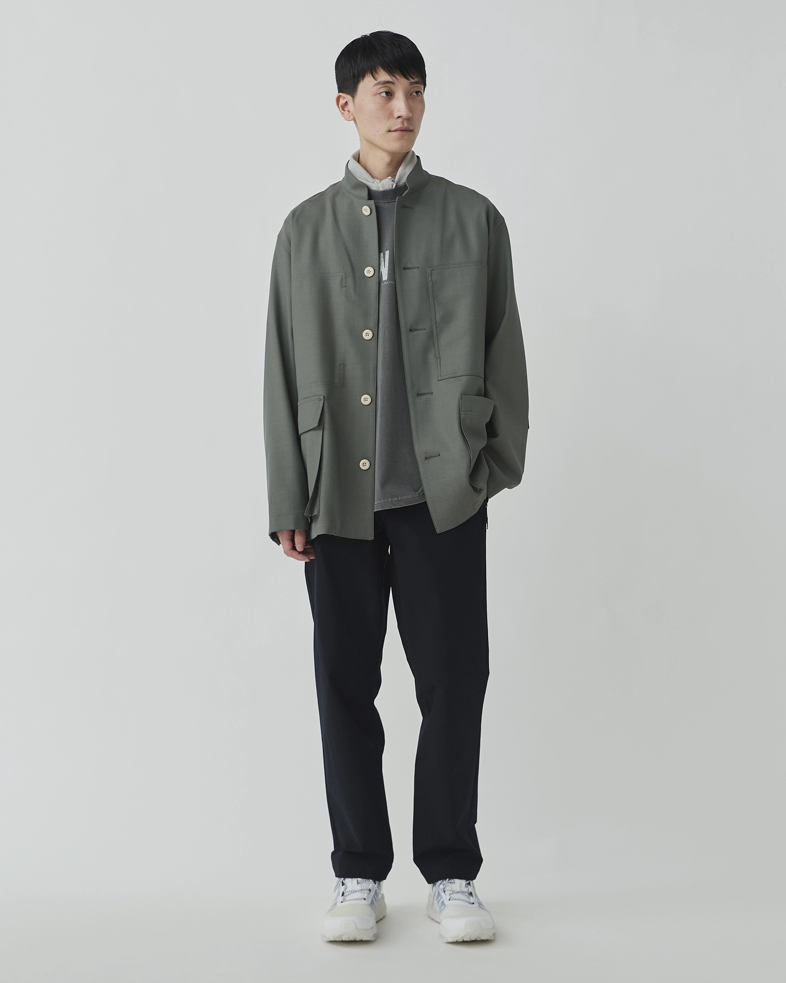 Hybrid Wool Utility Jacket