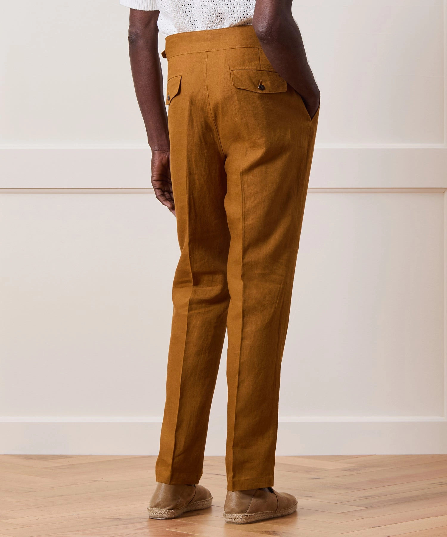 Irish Linen Gurkha Trouser