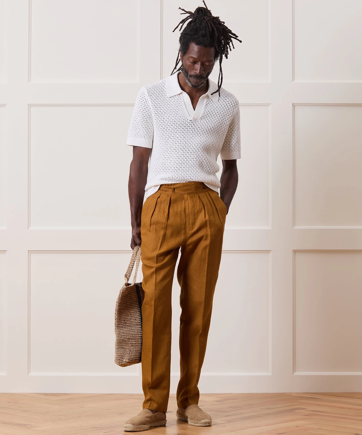 Irish Linen Gurkha Trouser