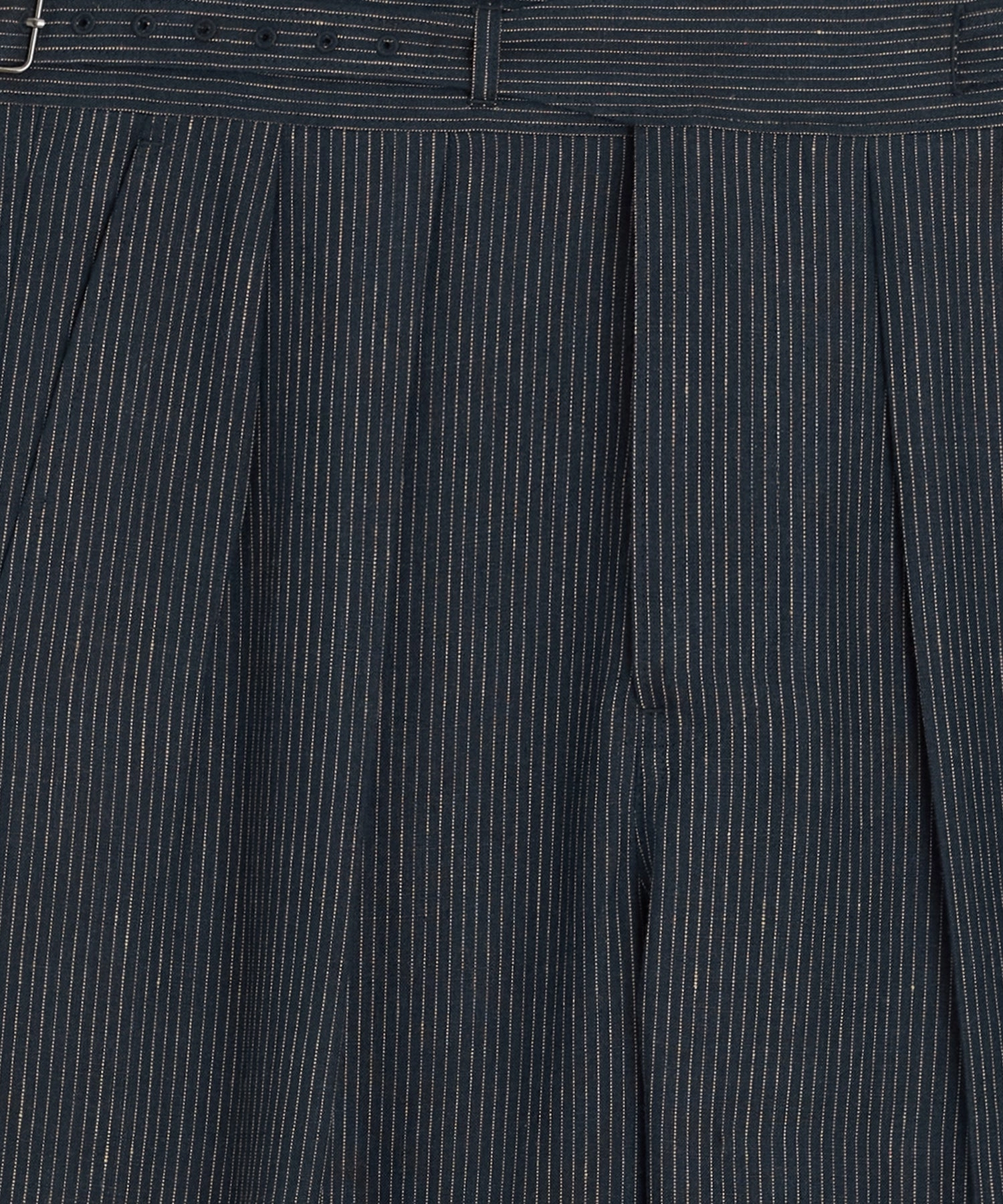 Irish Linen Striped Gurkha Trouser