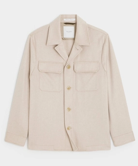 Italian Cashmere Shirt Jacket