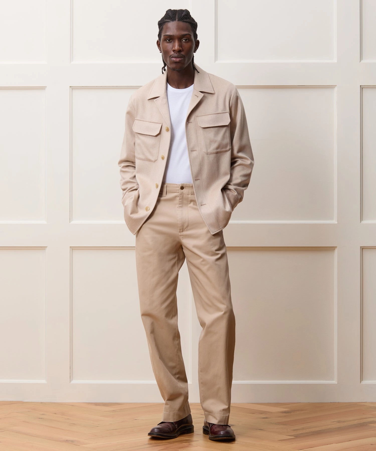 Italian Cashmere Shirt Jacket