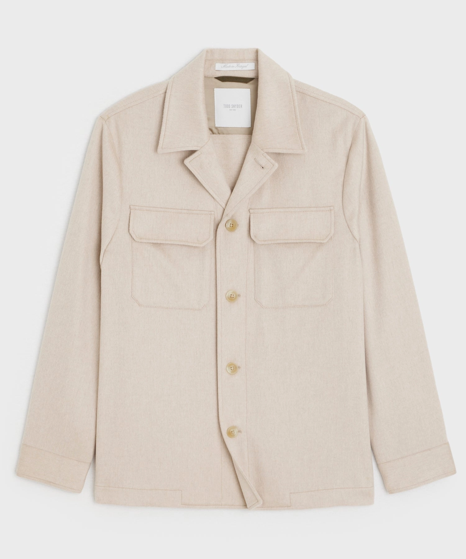 Italian Cashmere Shirt Jacket