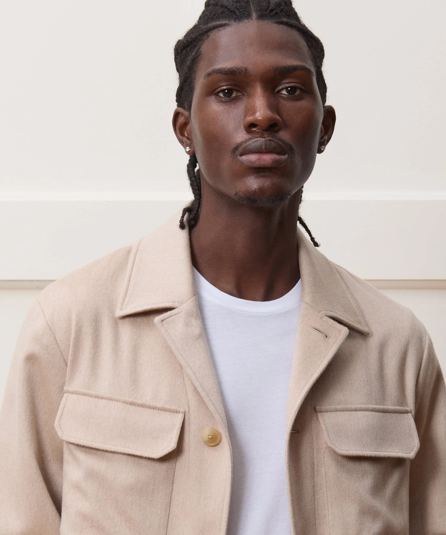 Italian Cashmere Shirt Jacket