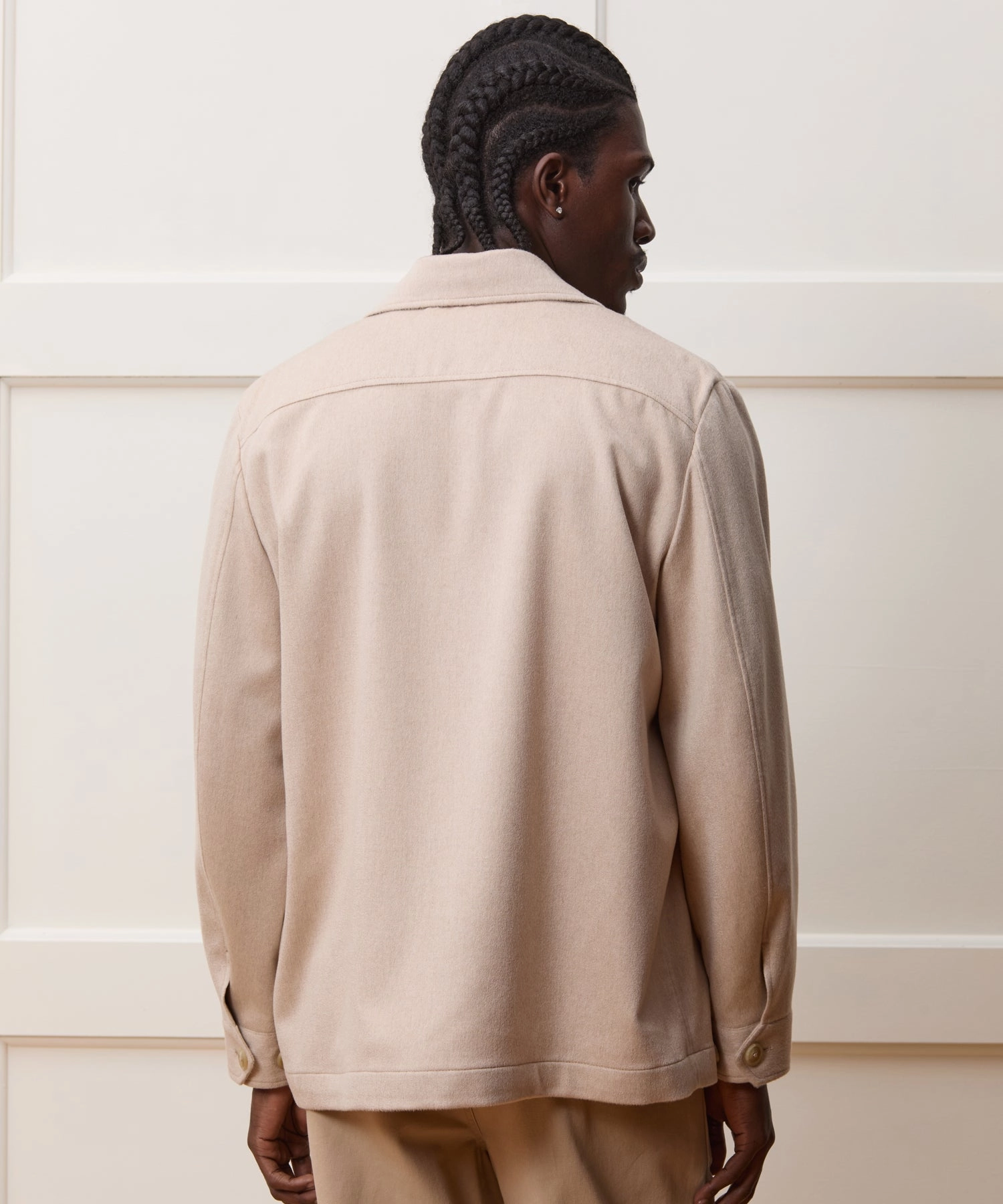 Italian Cashmere Shirt Jacket