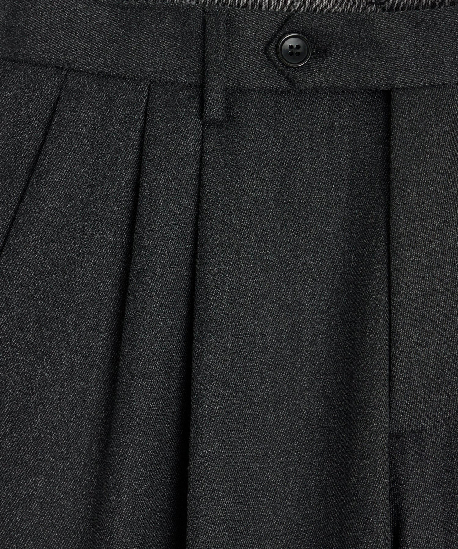 Italian Cavalry Twill Wythe Trouser in Charcoal