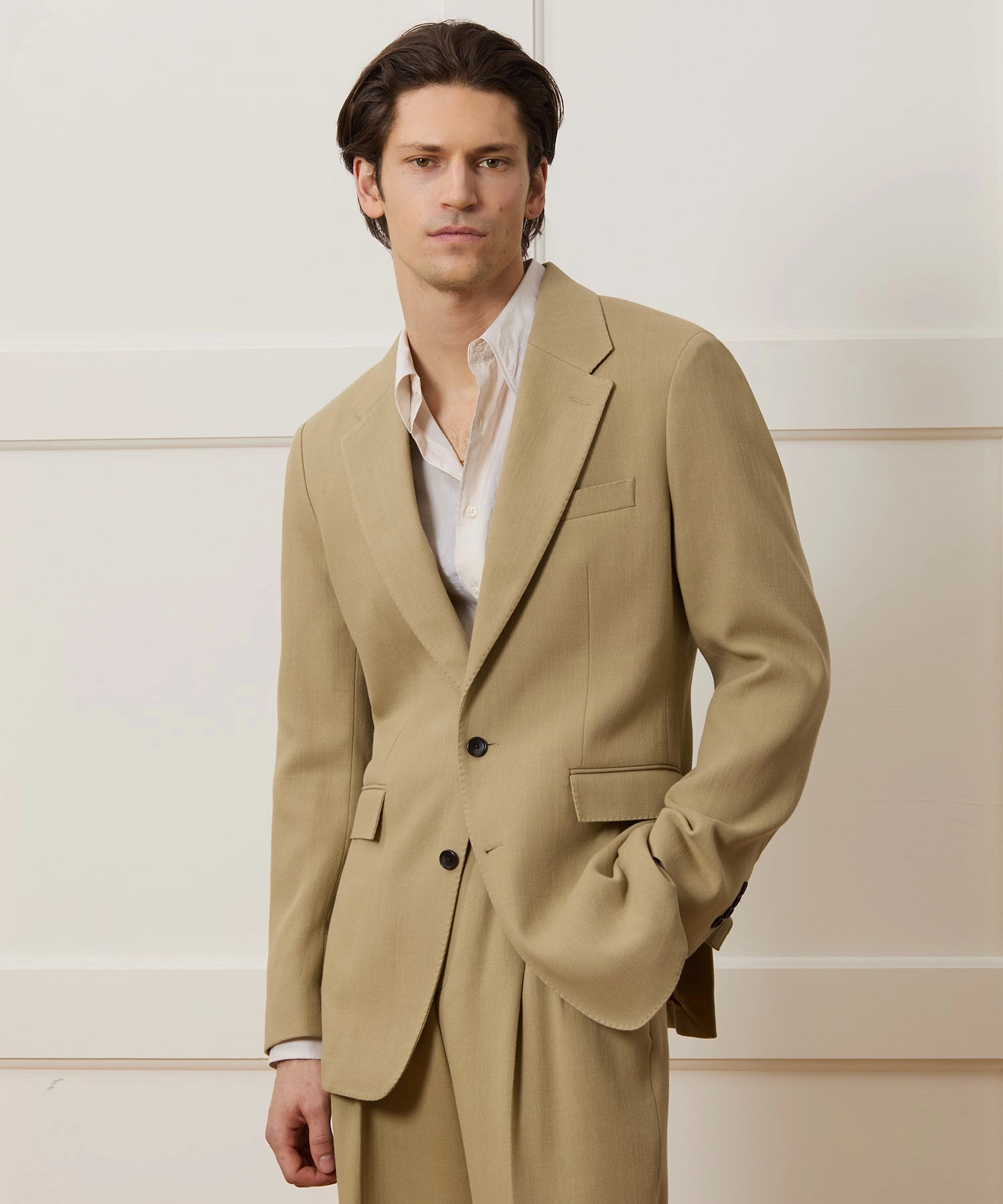 Italian Cotton Crepe Wythe Suit