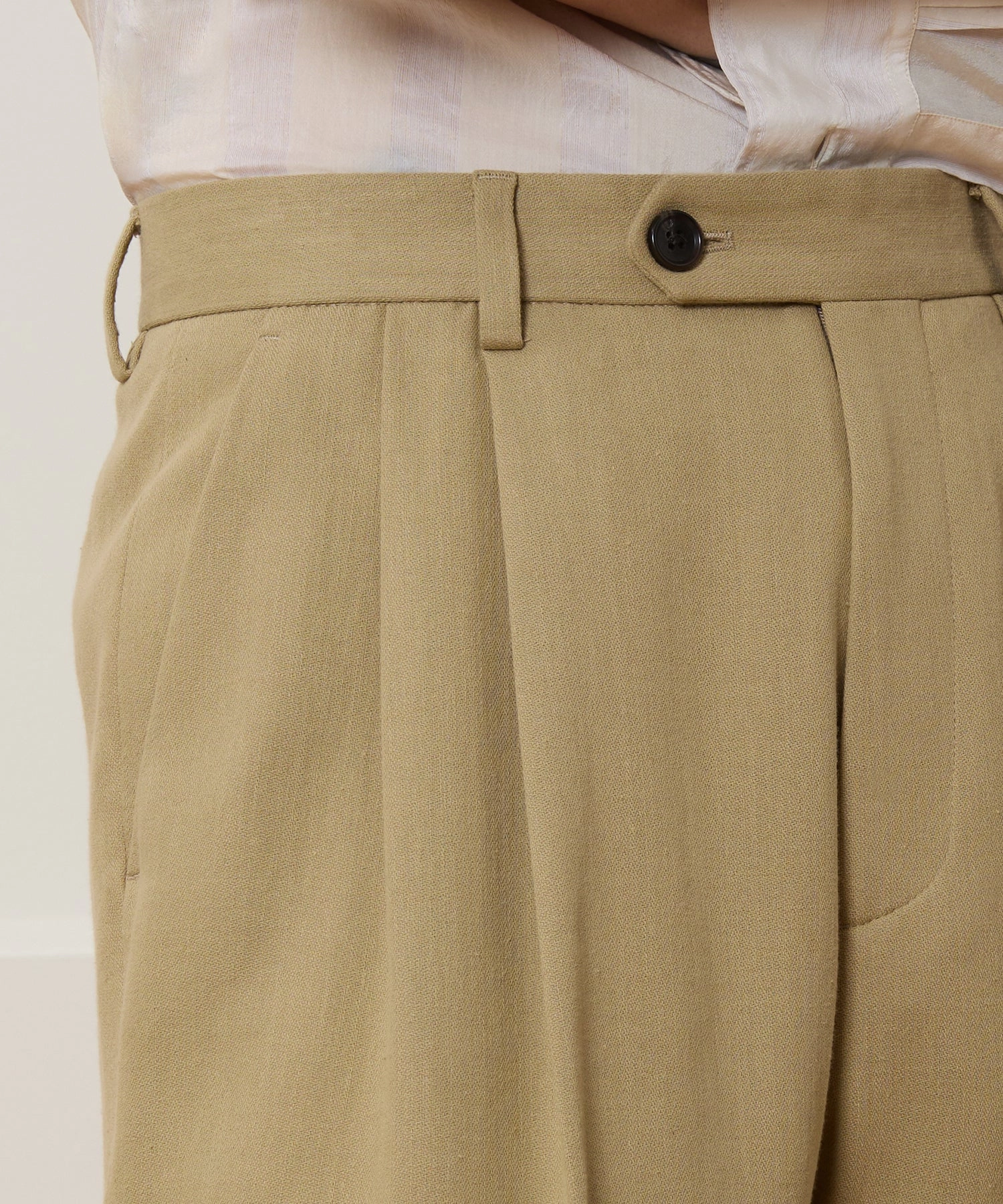 Italian Cotton Crepe Wythe Trouser